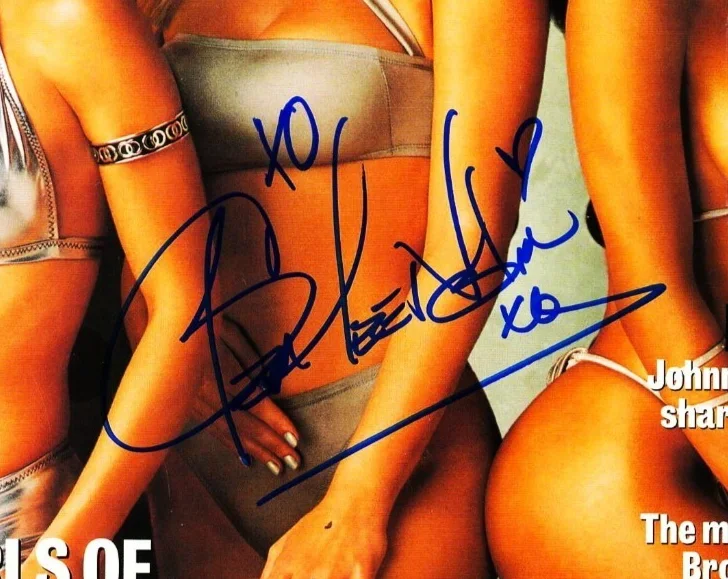 GENA LEE NOLIN Signed Autographed 2001 FHM Magazine JSA #CI92408, изображение 2