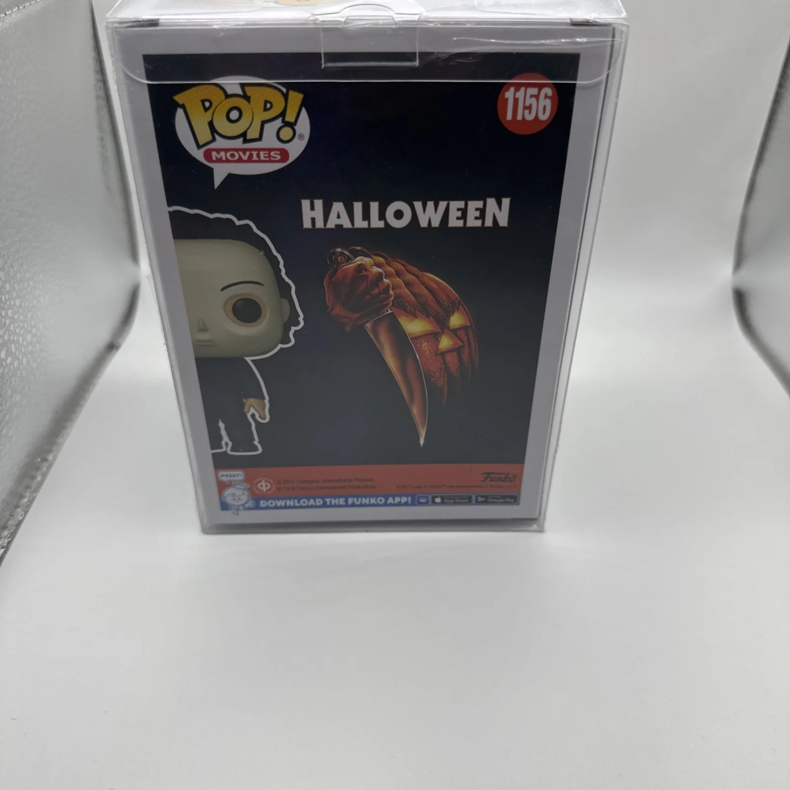 DICK WARLOCK — SIGNED BY DICK WARLOCK HALLOWEEN MICHAEL MYERS FUNKO POP 1156, изображение 3