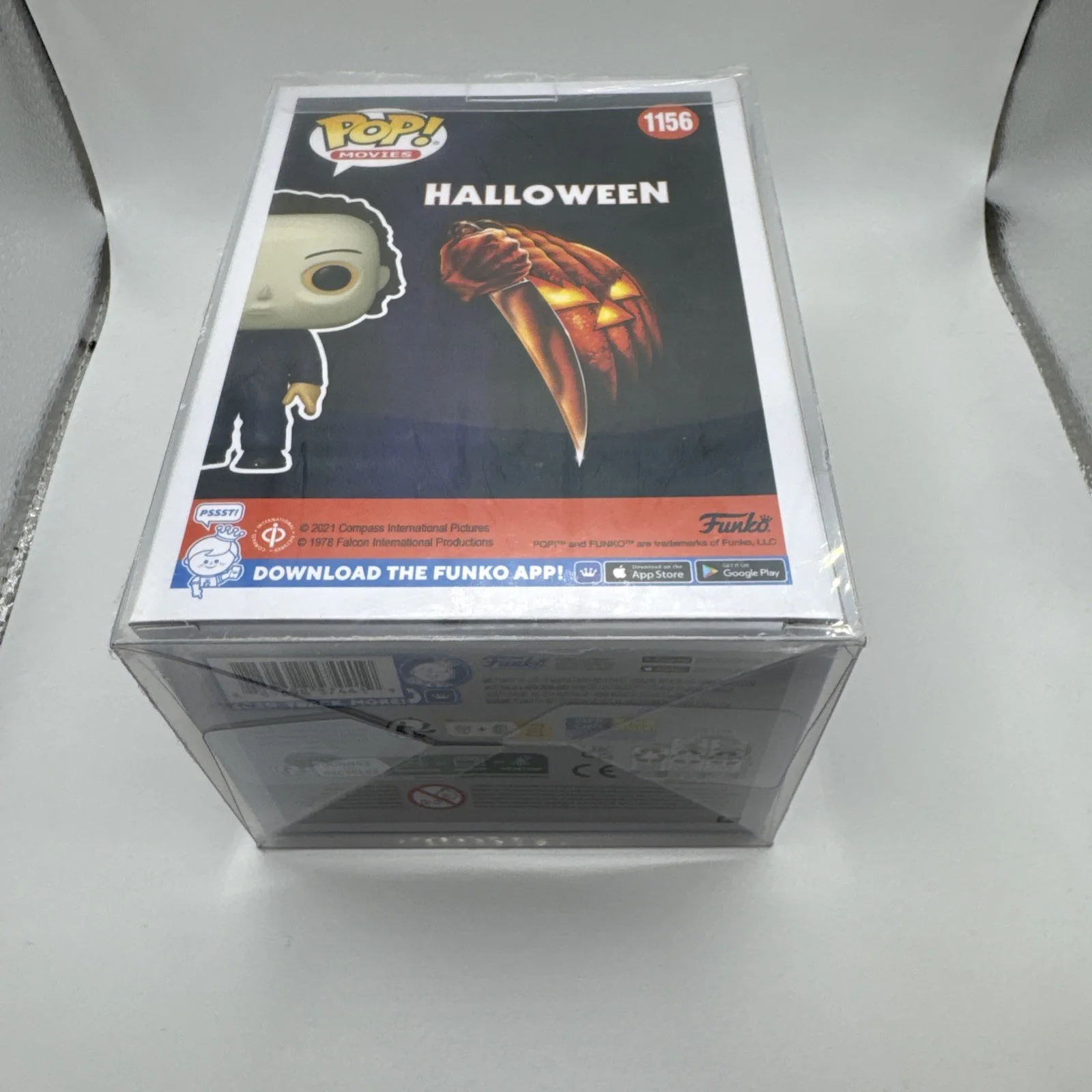 DICK WARLOCK — SIGNED BY DICK WARLOCK HALLOWEEN MICHAEL MYERS FUNKO POP 1156, изображение 4