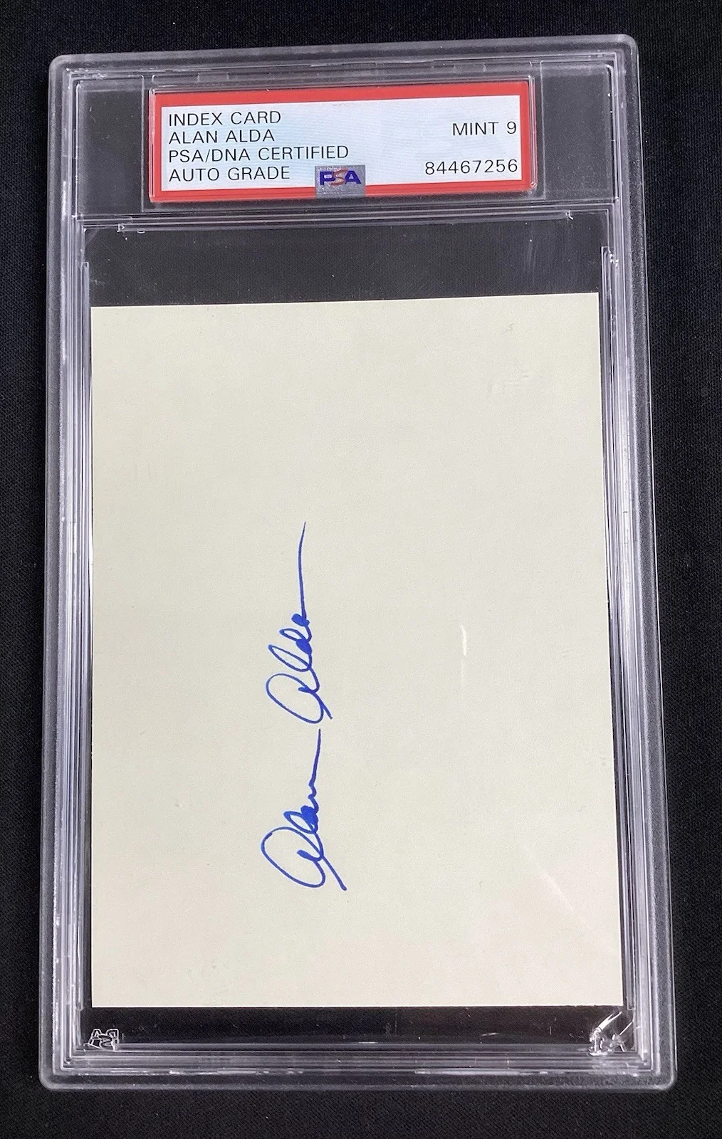 Alan Alda — Alan Alda Signed Cut Mash Actor Hawkeye Tough Sig 30 Rock PSA/DNA Auto Mint 9, изображение 2