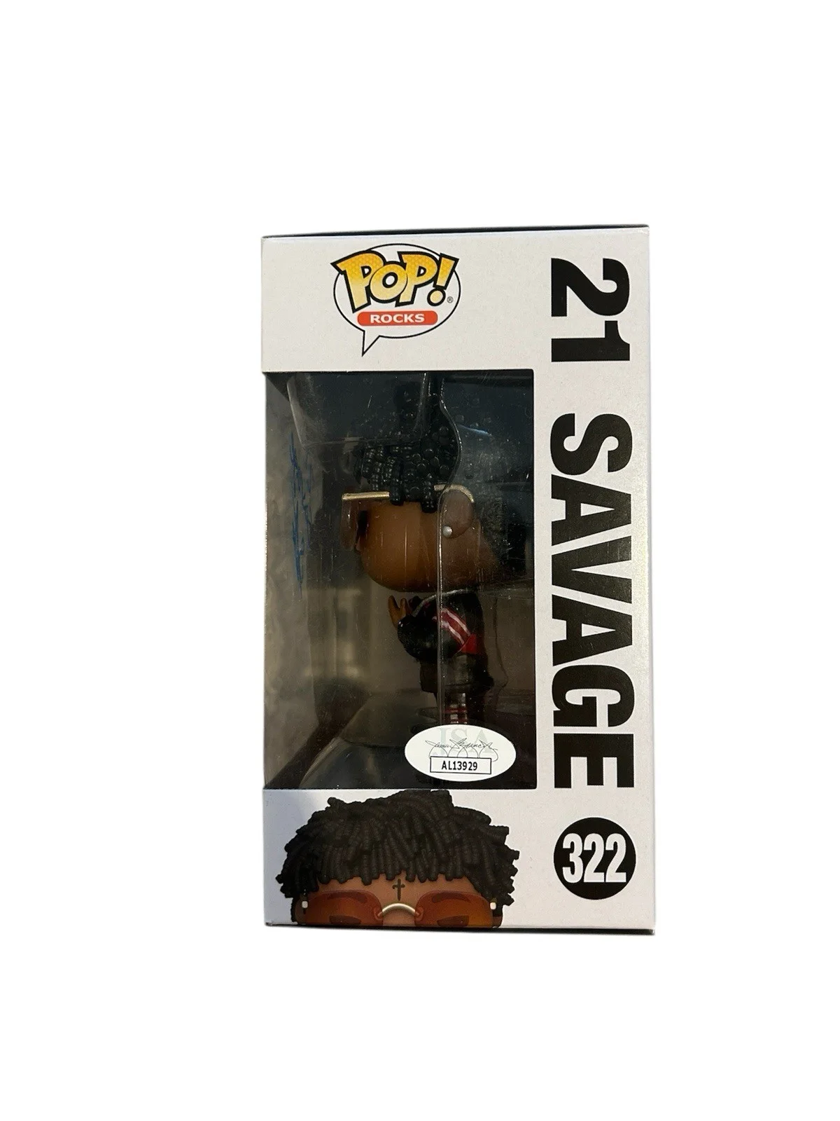 21 Savage Signed Autographed Funko Pop RAP JSA COA RARE H.E.R. LOSS SAVAGE MODE, image 3