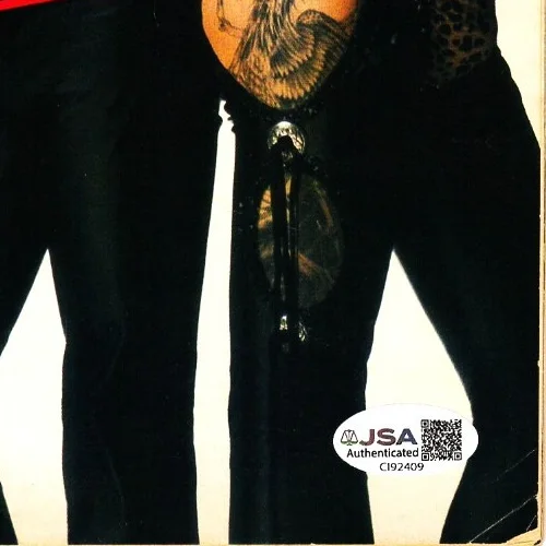 NIKKI SIXX & TOMMY LEE Motley Crue Signed 1987 Rolling Stone Mag JSA CI92409, image 4