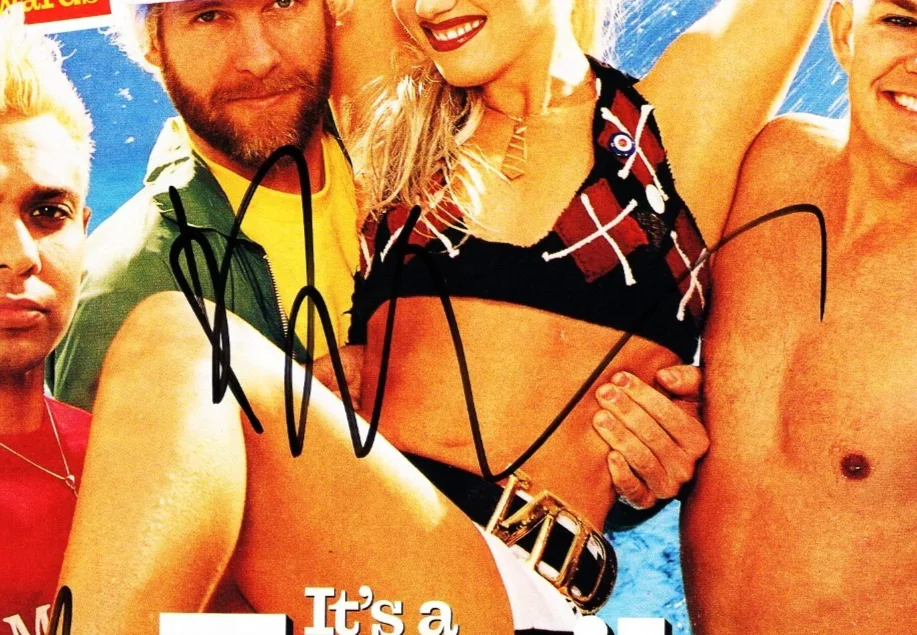 TONY KANAL & TOM DURMONT No Doubt Signed 2002 Rolling Stone Magazine JSA CI92410, изображение 3