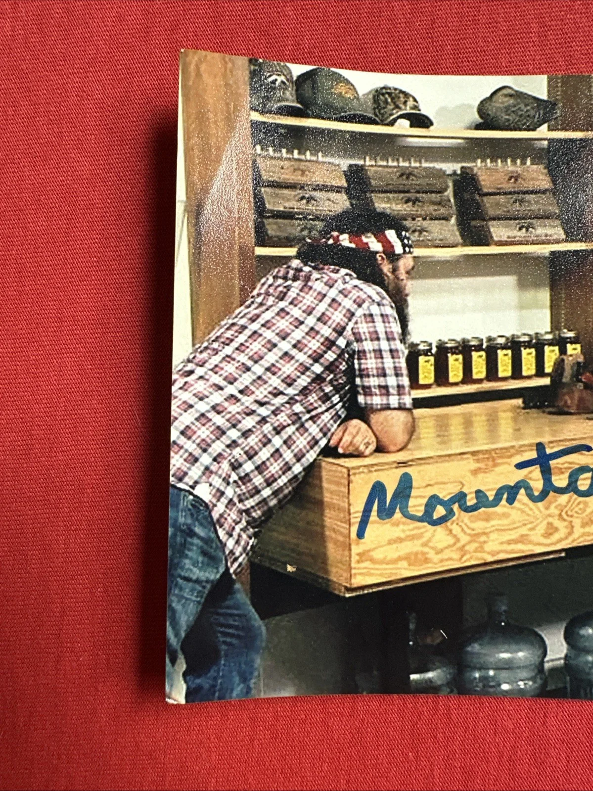Mountain Man — Mountain Man Duck Dynasty 4 X 6 Autograph Photo COA, image 4