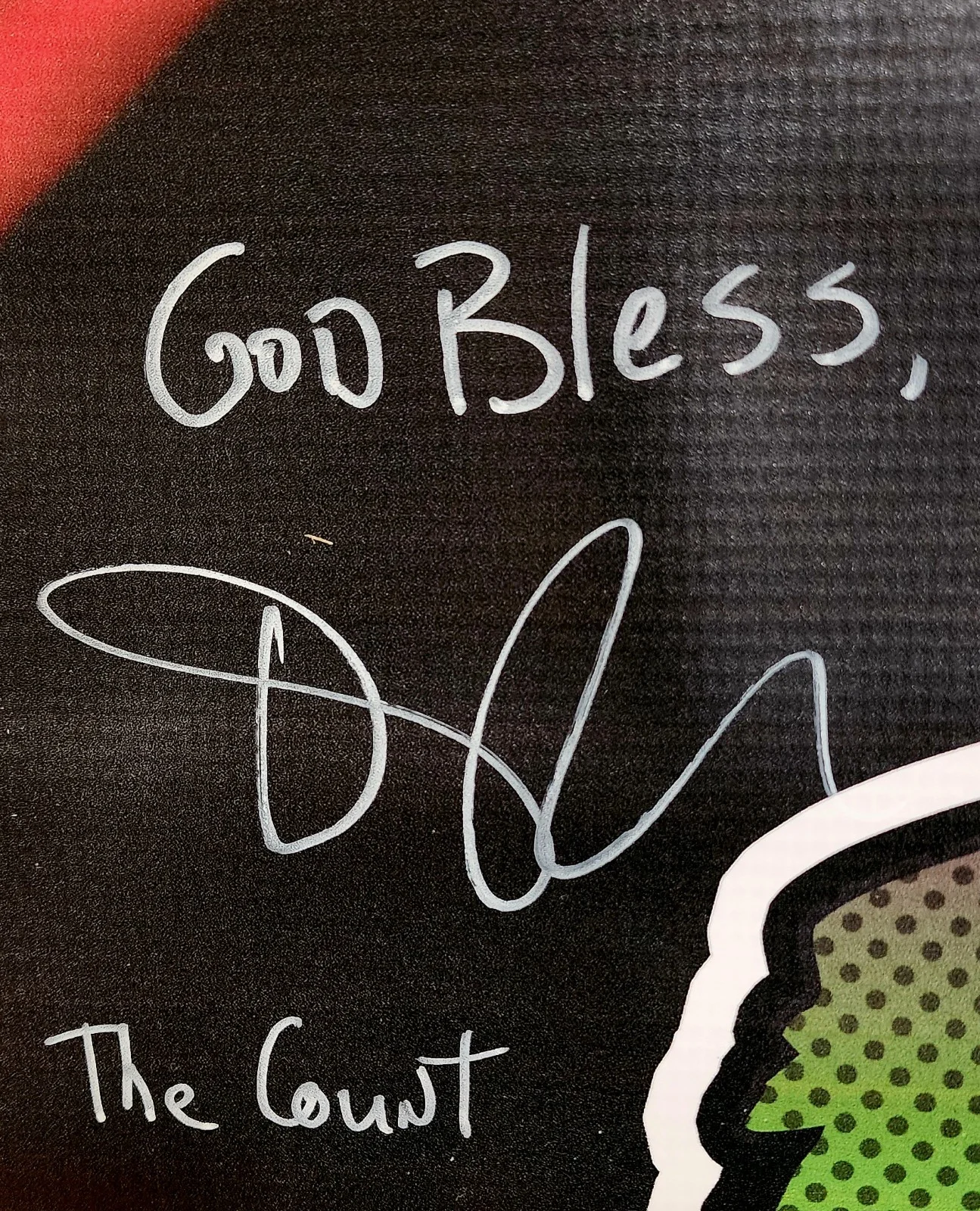 Daniel Roebuck — Daniel Roebuck SIGNED Spooky Empire Vinyl Banner 48x30 RARE! Rob Zombie, изображение 2