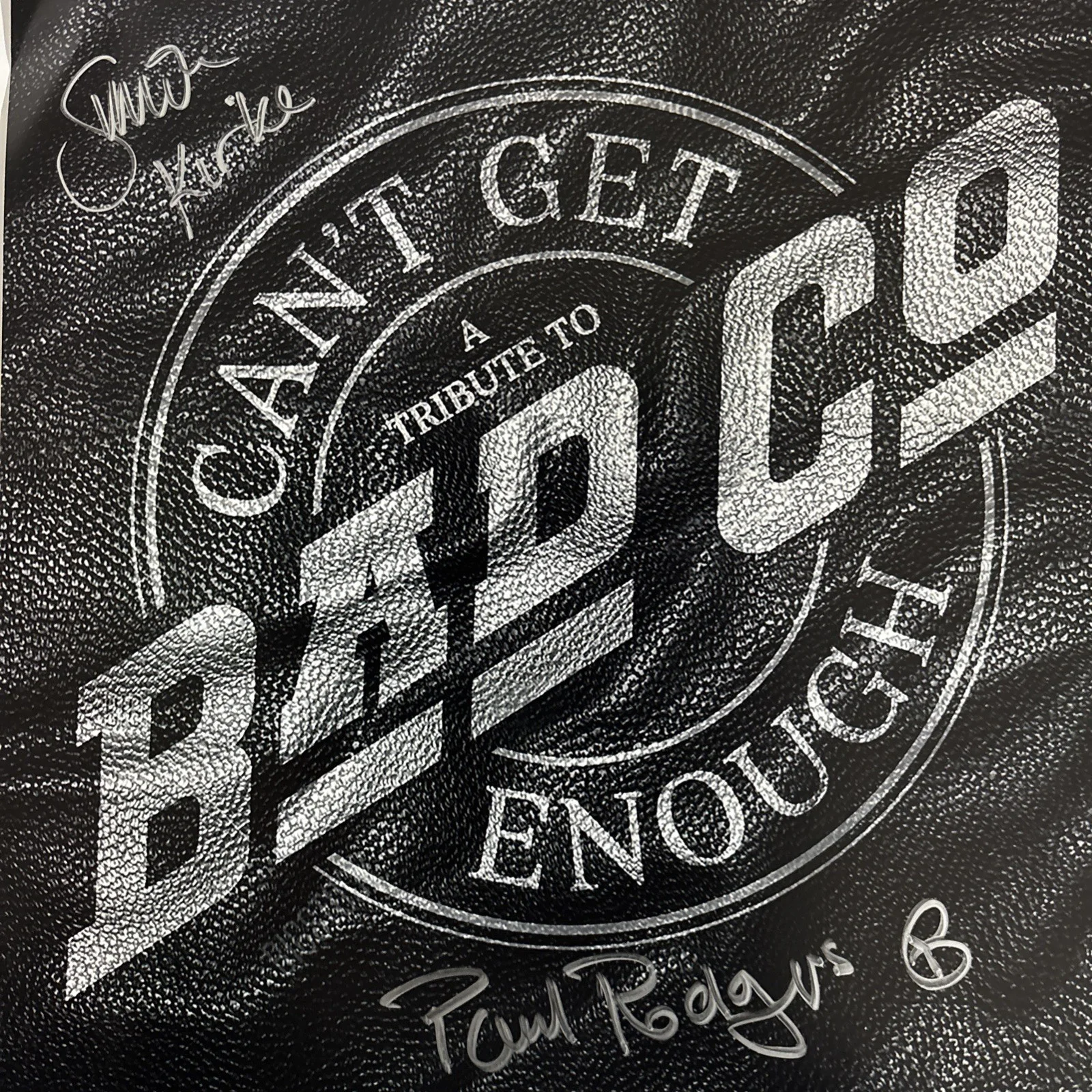 BAD COMPANY Can’t Get Enough Limited Ed. Silver Vinyl W/ Signed Insert In Hand, изображение 4