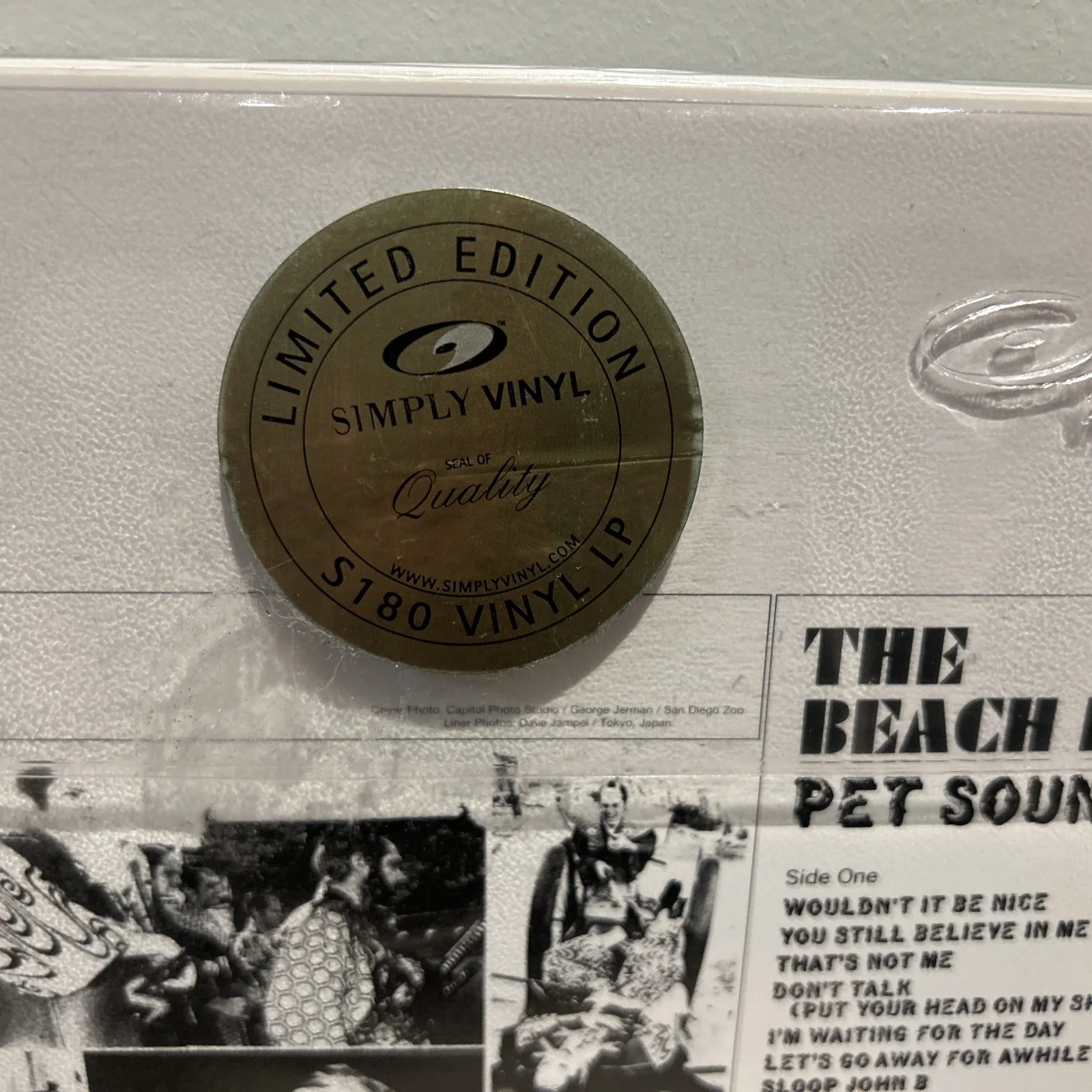 Brian Wilson Signed Album “Pet Sounds “180 Gram Vinyl, изображение 5