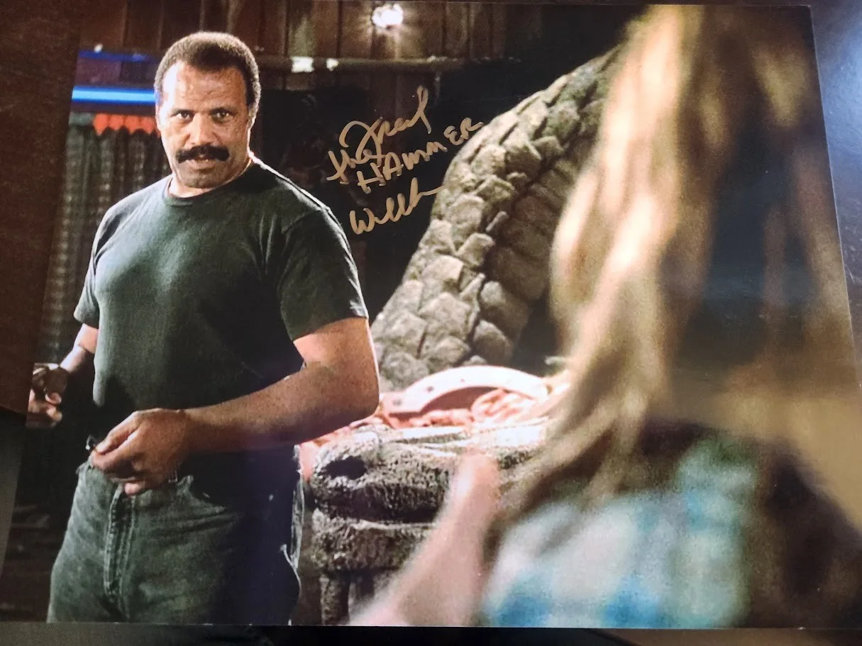 FRED WILLIAMSON — FRED WILLIAMSON "THE HAMMER" SIGNED AUTO 8X10 PHOTO FROM DUSK TILL DAWN