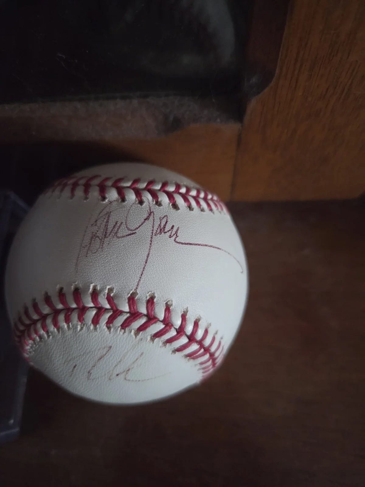 Theo Epstein And Peter Gammons Signed Baseball Hot Stove Cool Music, image 2