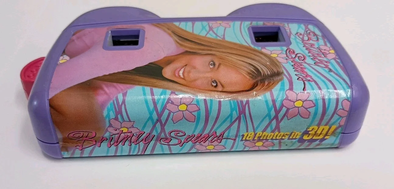 Brittany Spears Mattel View-Master 2000 Vintage Viewer 18 Photos in 3D RARE, изображение 3