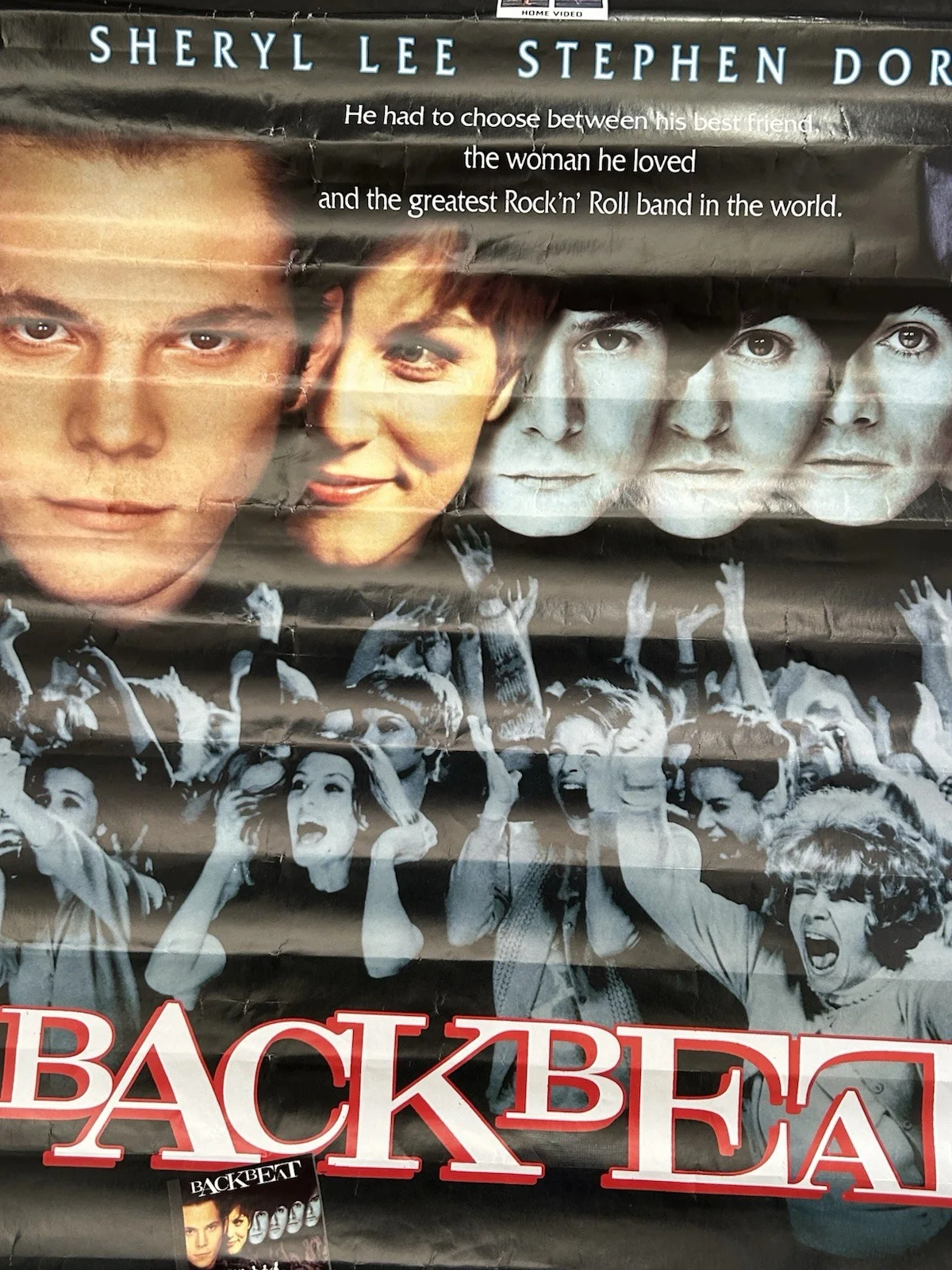 Backbeat 1993 Promotional Movie Poster Vintage Rare, изображение 3