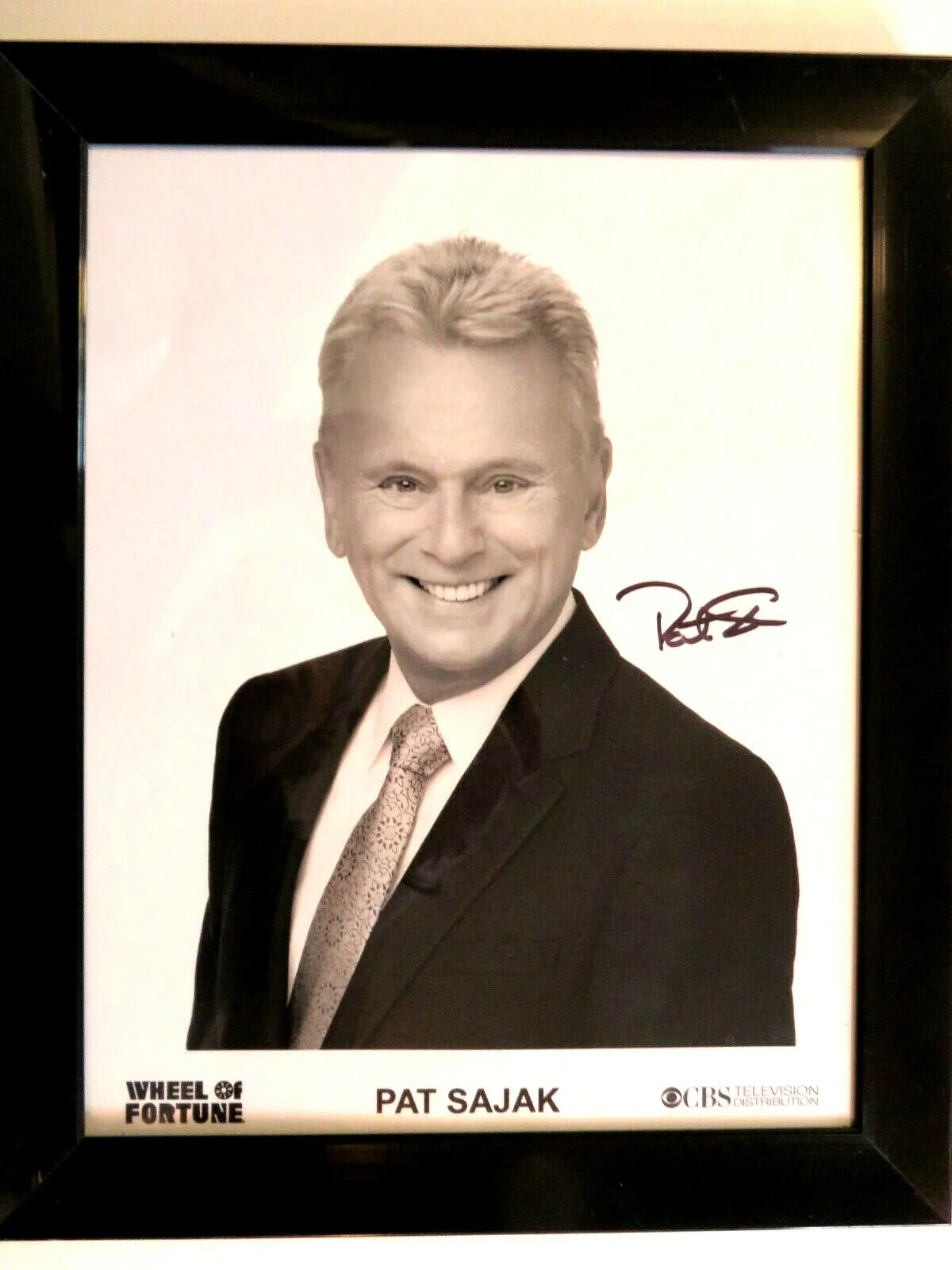 Vanna White Pat Sajak — Vanna White & Pat Sajak 8x10 Signed- Auto Photo CBS Studios-Wheel Of Fortune, изображение 3