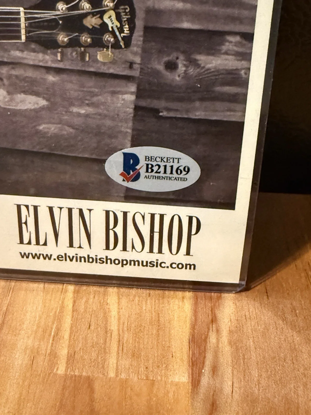 Elvin Bishop Signed 8x10 Photo w/ Beckett COA, image 3