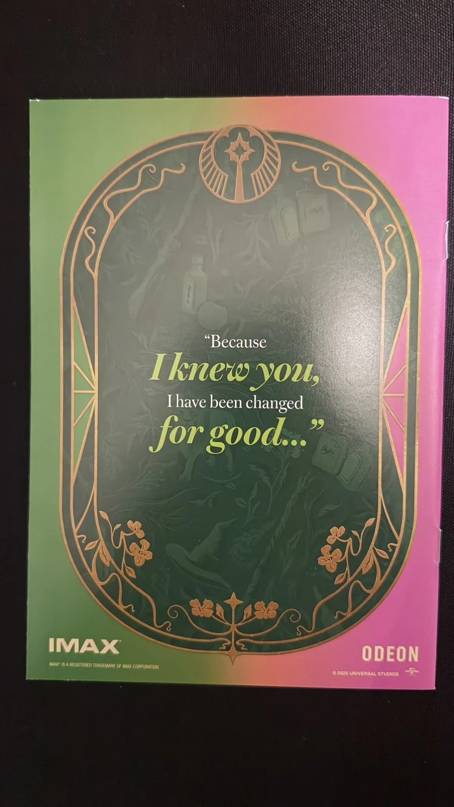 Wicked: For Good - IMAX Odeon UK Limited Edition Photo Book NEW, изображение 5