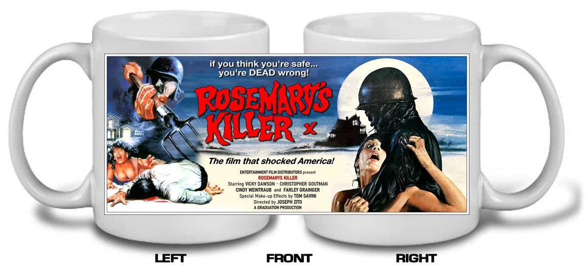 THE PROWLER ( ROSEMARY'S KILLER) 4 mug designs Custom new tom savini, изображение 4