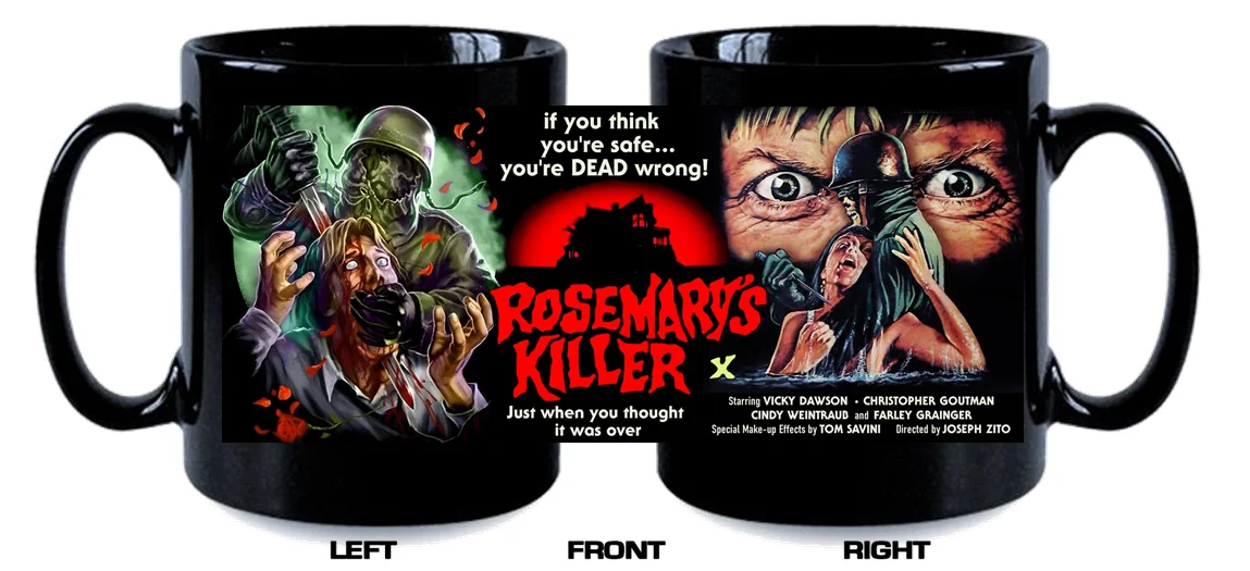 THE PROWLER ( ROSEMARY'S KILLER) 4 mug designs Custom new tom savini, изображение 5