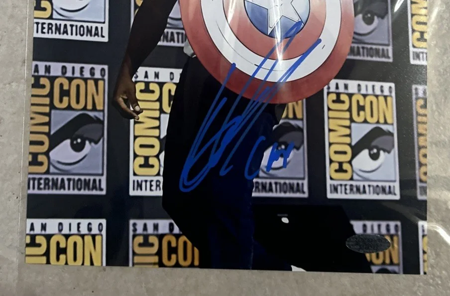 Anthony Mackie — Anthony Mackie Signed "Captain America" 8x10 Photo TSA COA Very Good Glossy, image 2