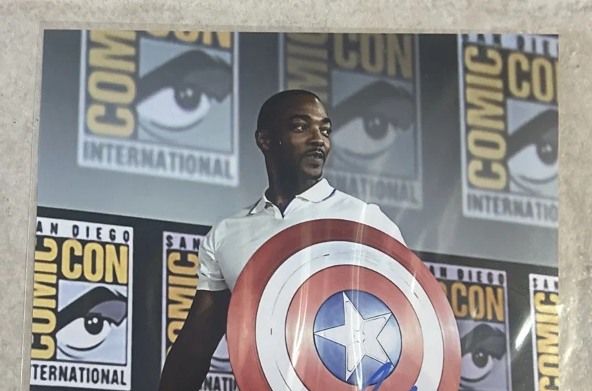 Anthony Mackie — Anthony Mackie Signed "Captain America" 8x10 Photo TSA COA Very Good Glossy, image 3