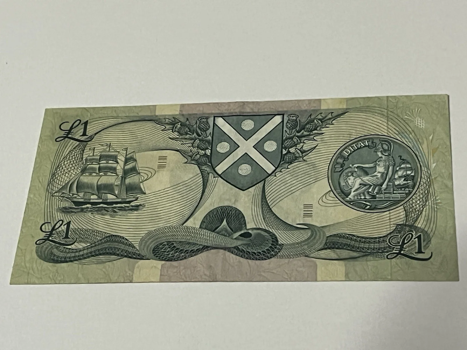 Lynyrd Skynyrd Signed COA Craig Reed Scotland One Pound Note November 26 1975!!, изображение 3