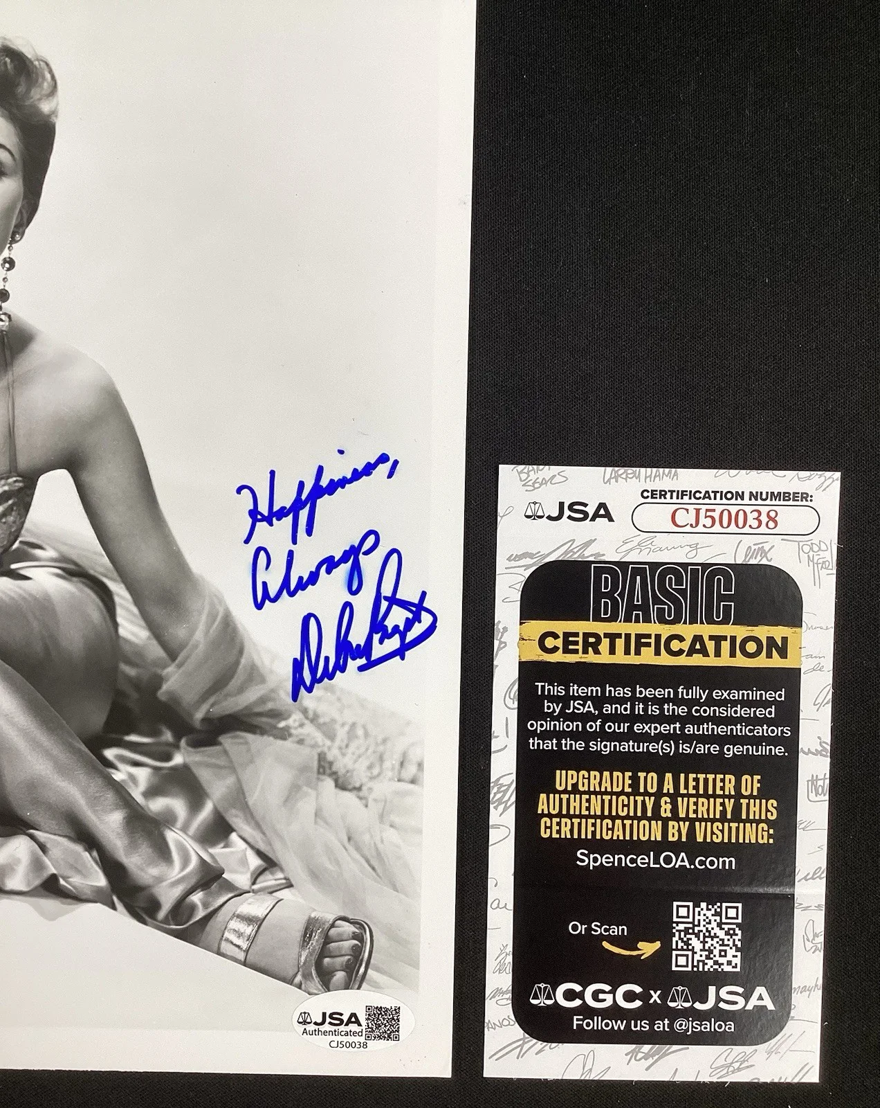 Debra Paget — Debra Paget Signed Photo 8x10 Hollywood Actor Ten Commandments Autograph JSA #3, изображение 3