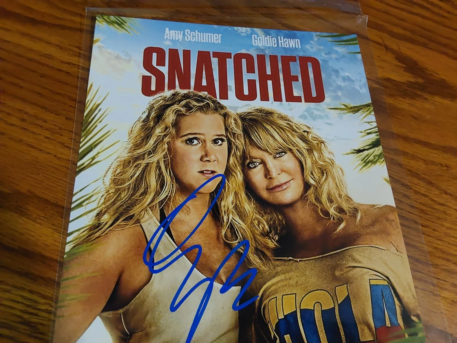 AMY SCHUMER — AMY SCHUMER Signed 8x10 w/COA "SNATCHED" w/Goldie Hawn, изображение 3