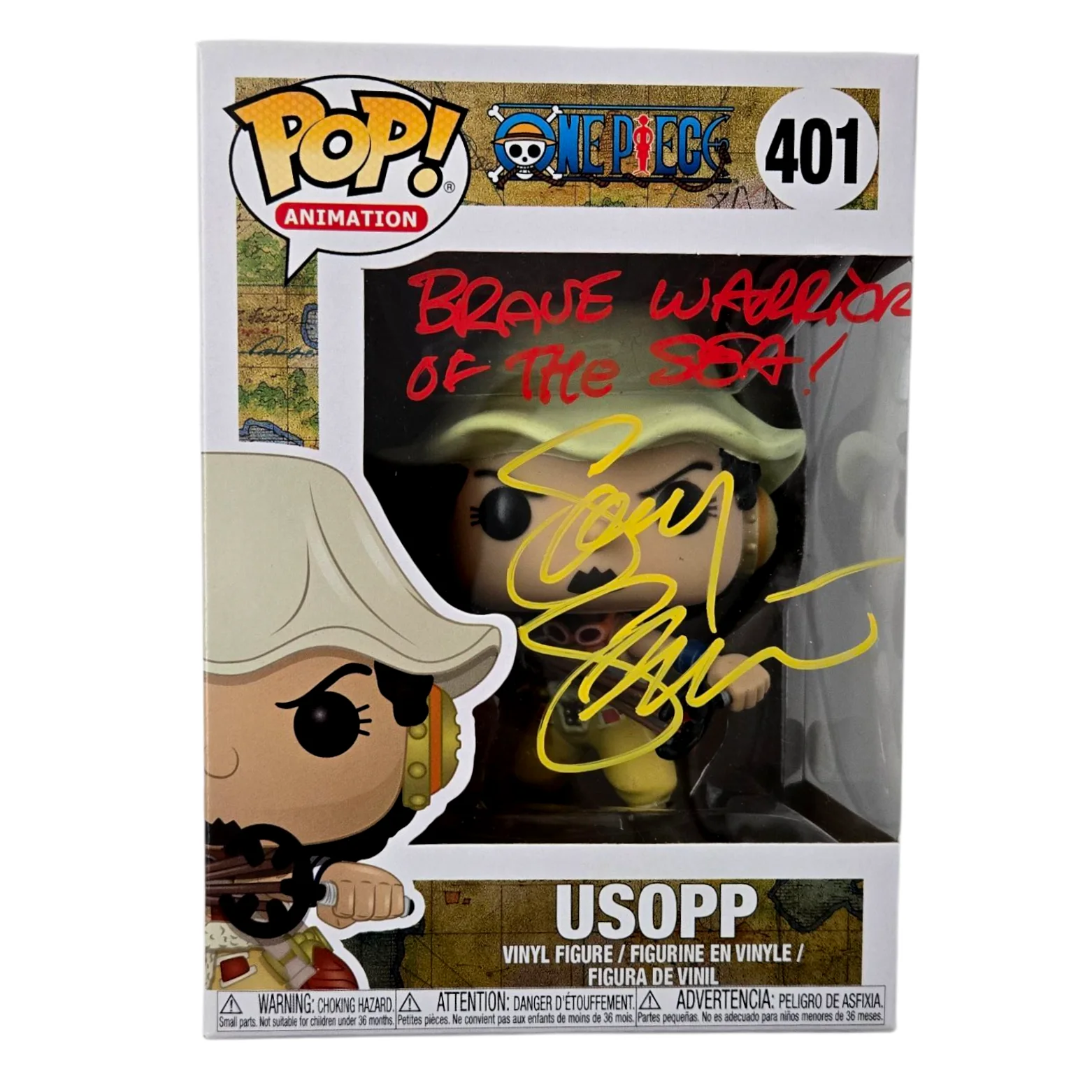 Sonny Strait — Sonny Strait Signed Funko Usopp One Piece Pop Autograph Anime JSA COA 206