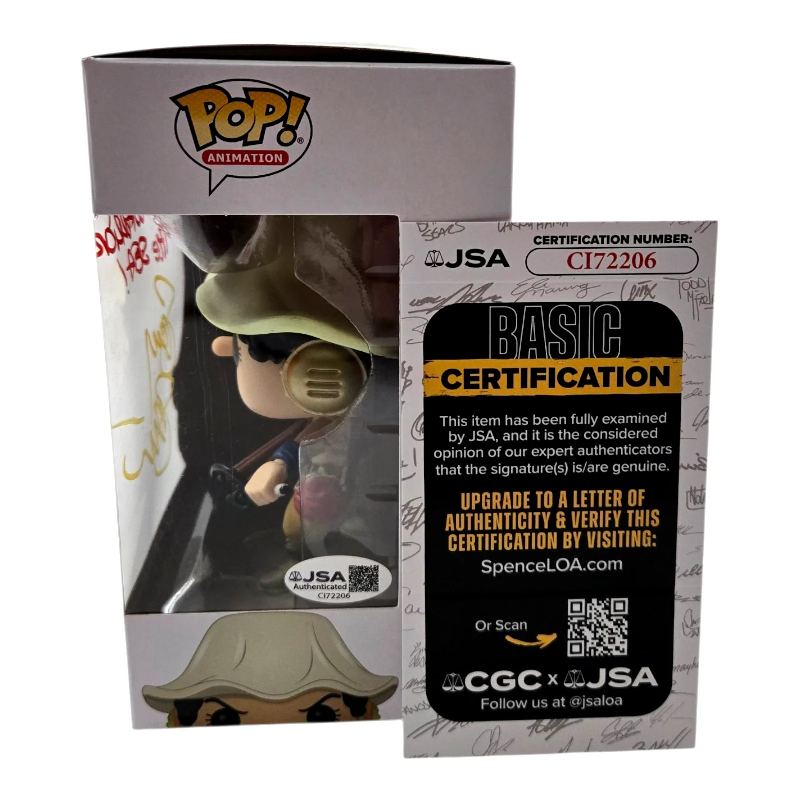 Sonny Strait — Sonny Strait Signed Funko Usopp One Piece Pop Autograph Anime JSA COA 206, изображение 2