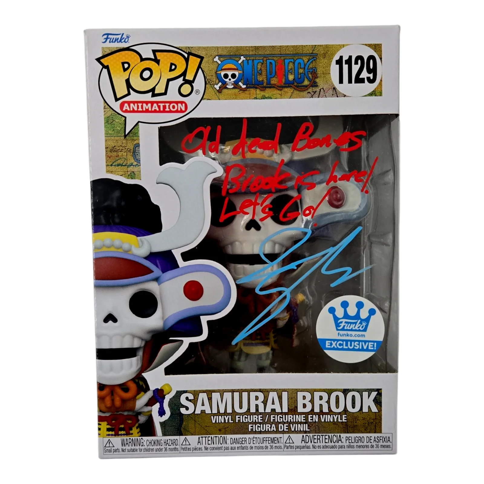 Ian Sinclair — Samurai Brook Signed Funko One Piece Pop Ian Sinclair Autograph JSA COA 260