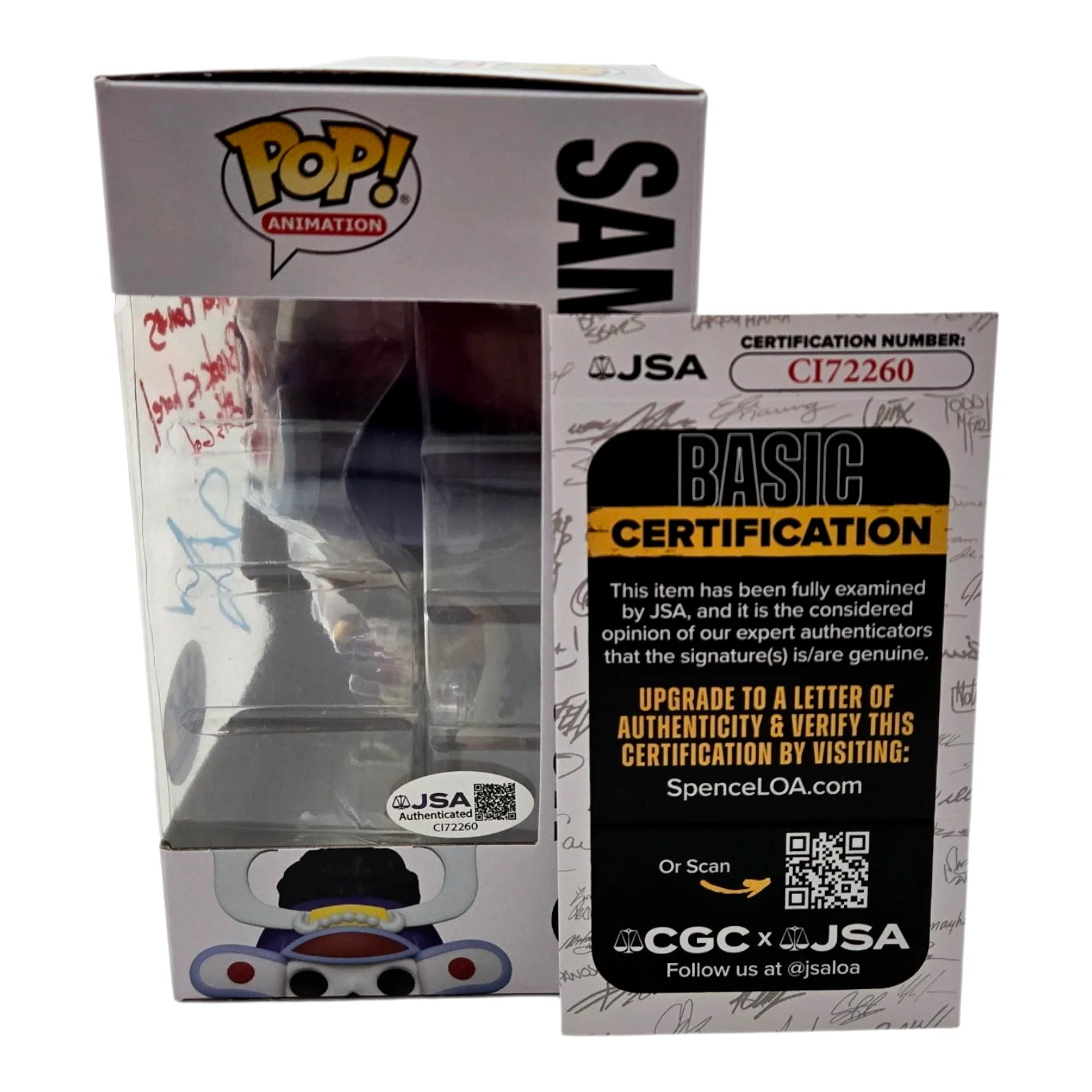 Ian Sinclair — Samurai Brook Signed Funko One Piece Pop Ian Sinclair Autograph JSA COA 260, image 2