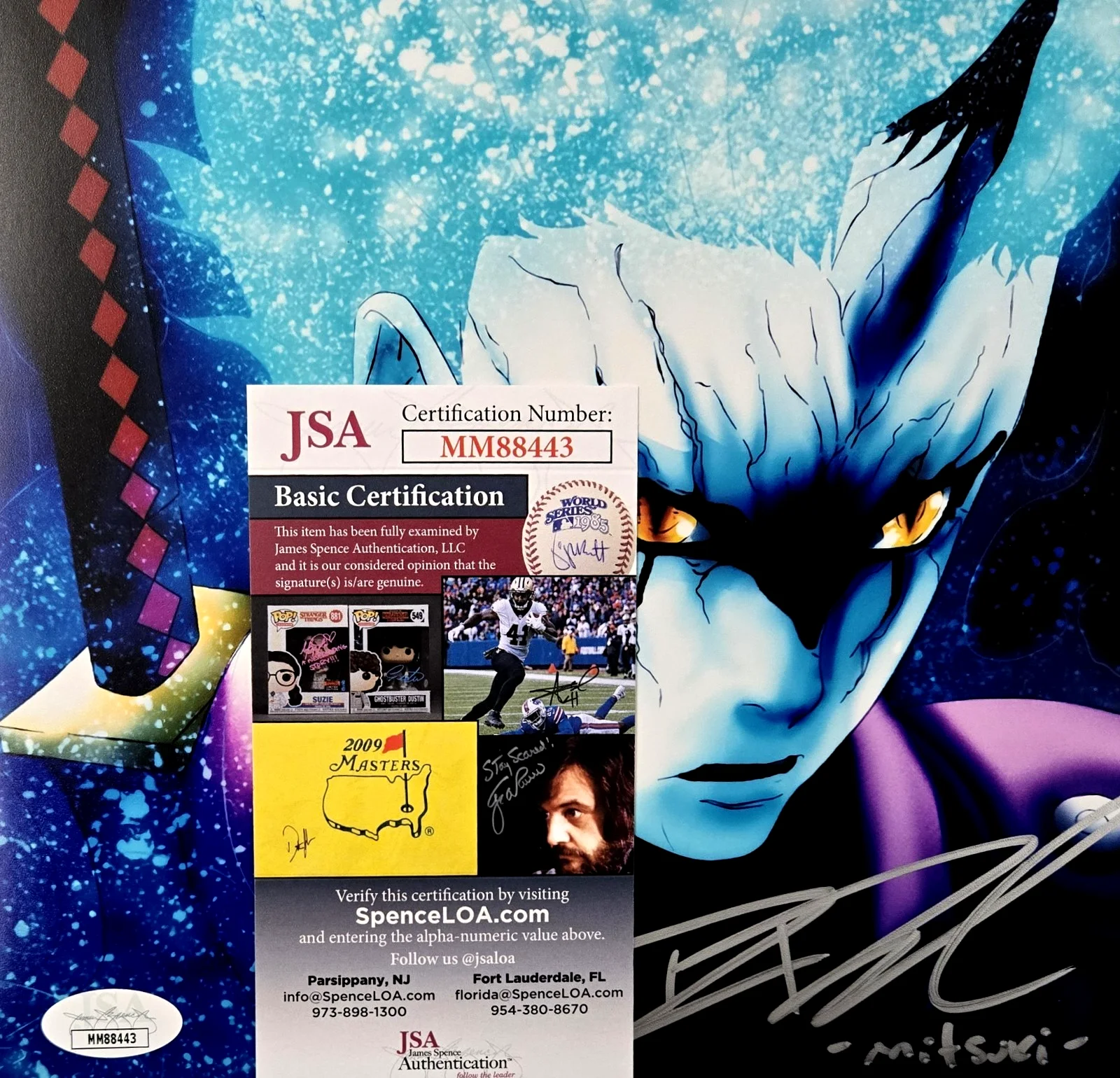 ROBBIE DAYMOND — Mitsuki Boruto Naruto Signed Photo Robbie Daymond Autograph 11x14 JSA COA 443, изображение 2