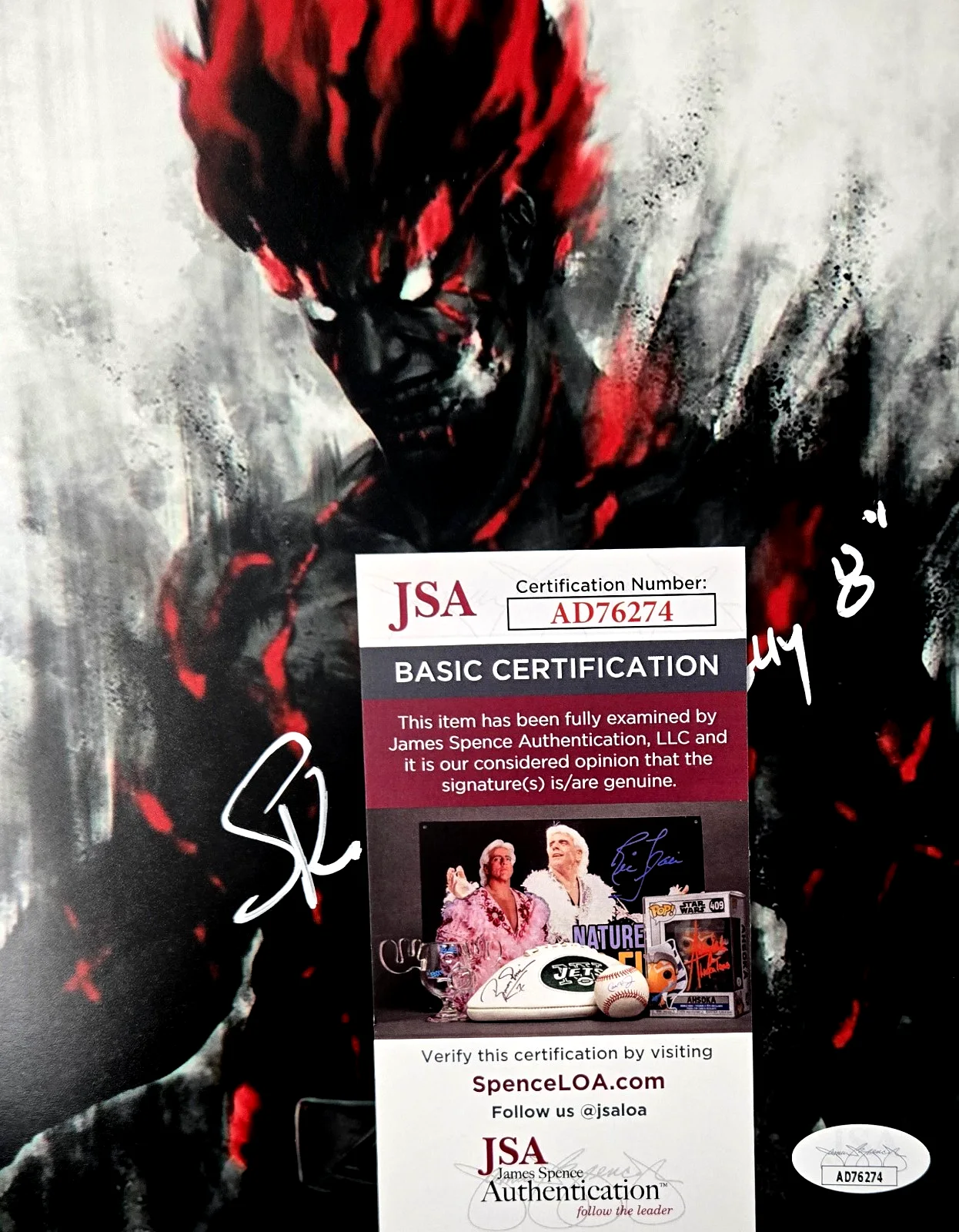 Skip Stellrecht — Might Guy Naruto Signed Photo Autograph Skip Stellrecht 8x10 Anime JSA COA 274, изображение 2