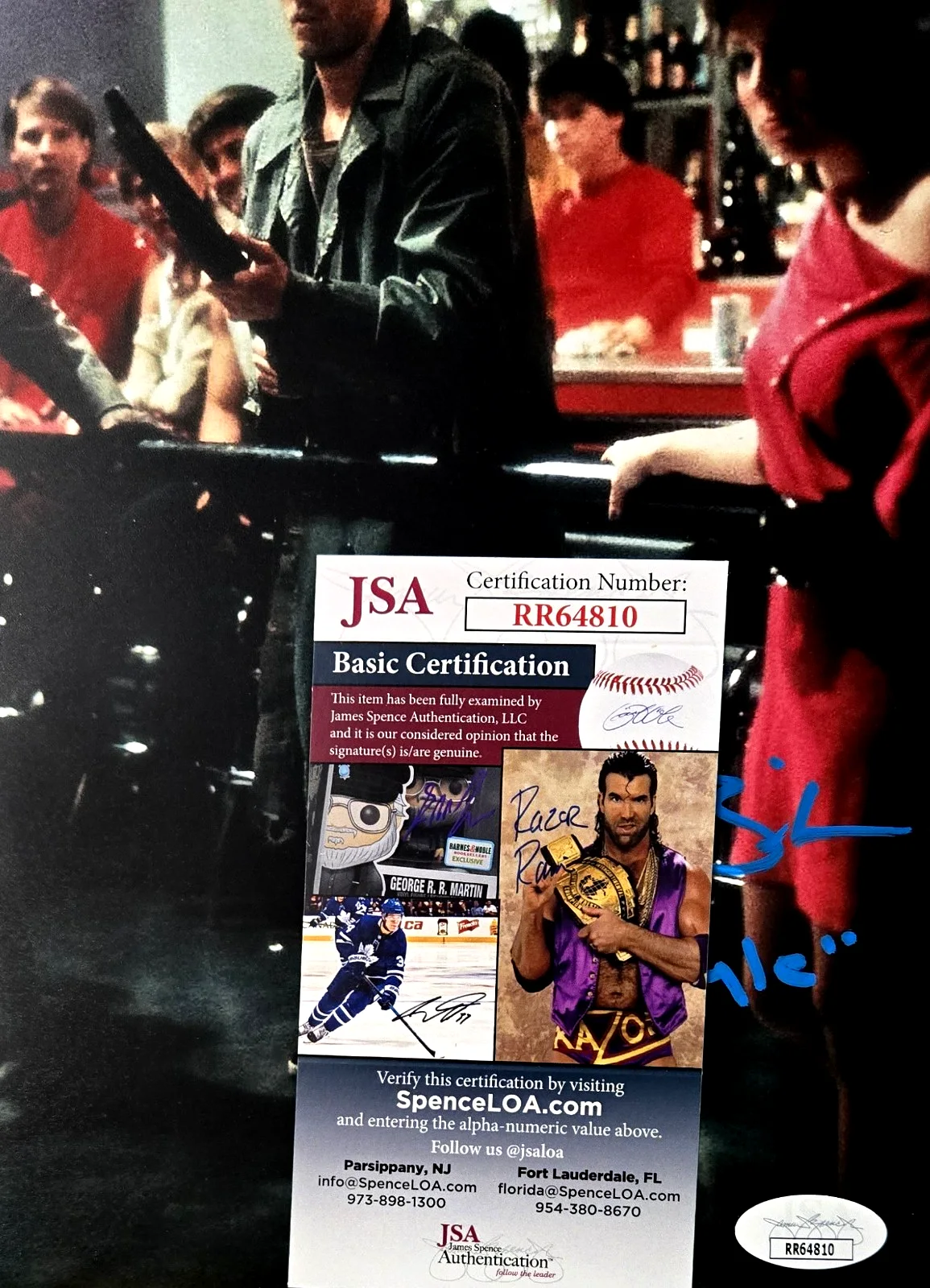 MICHAEL BIEHN — Michael Biehn Signed Photo The Terminator Kyle Reese Autograph 8x10 JSA COA 810, изображение 2