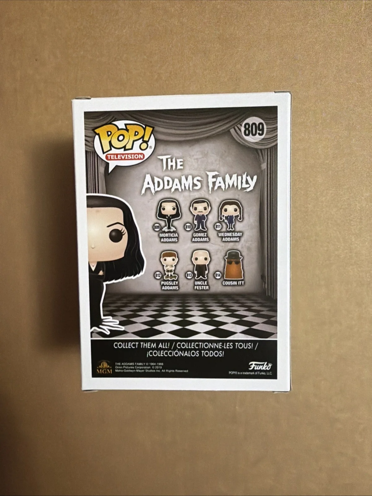 Anjelica Huston Signed/Autographed Funko Pop! Zobie COA. Inscribed “Morticia”, image 3
