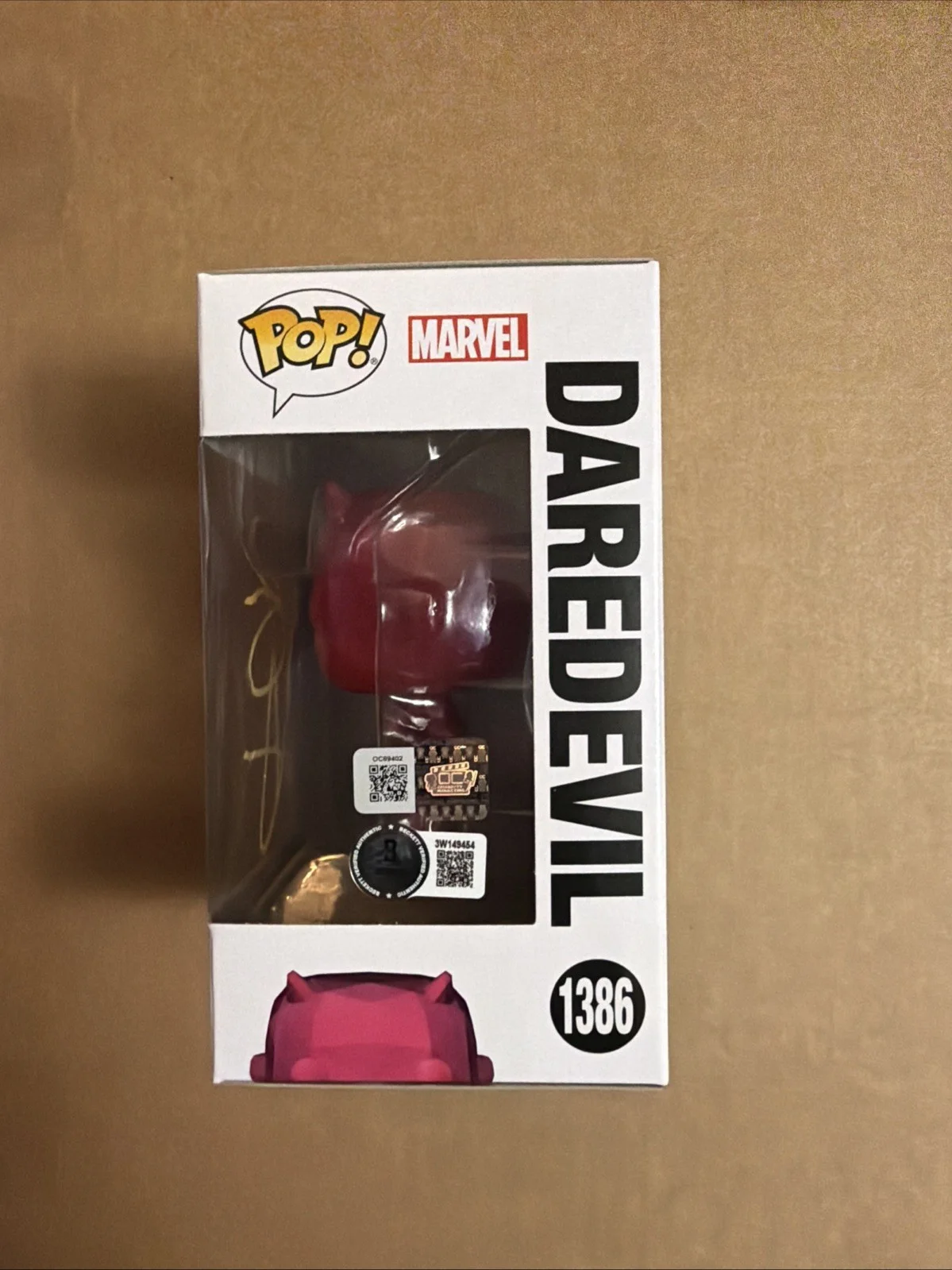 Ben Affleck Signed/Autographed Daredevil Funko Pop! Dual Cert. Beckett Witnessed, изображение 2