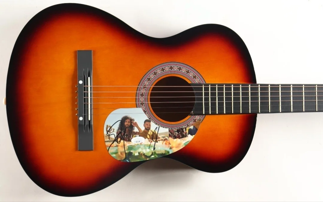 DAN SMYERS & SHAY MOONEY Hand Signed Autograph GUITAR " GOOD THINGS " JSA COA, изображение 2
