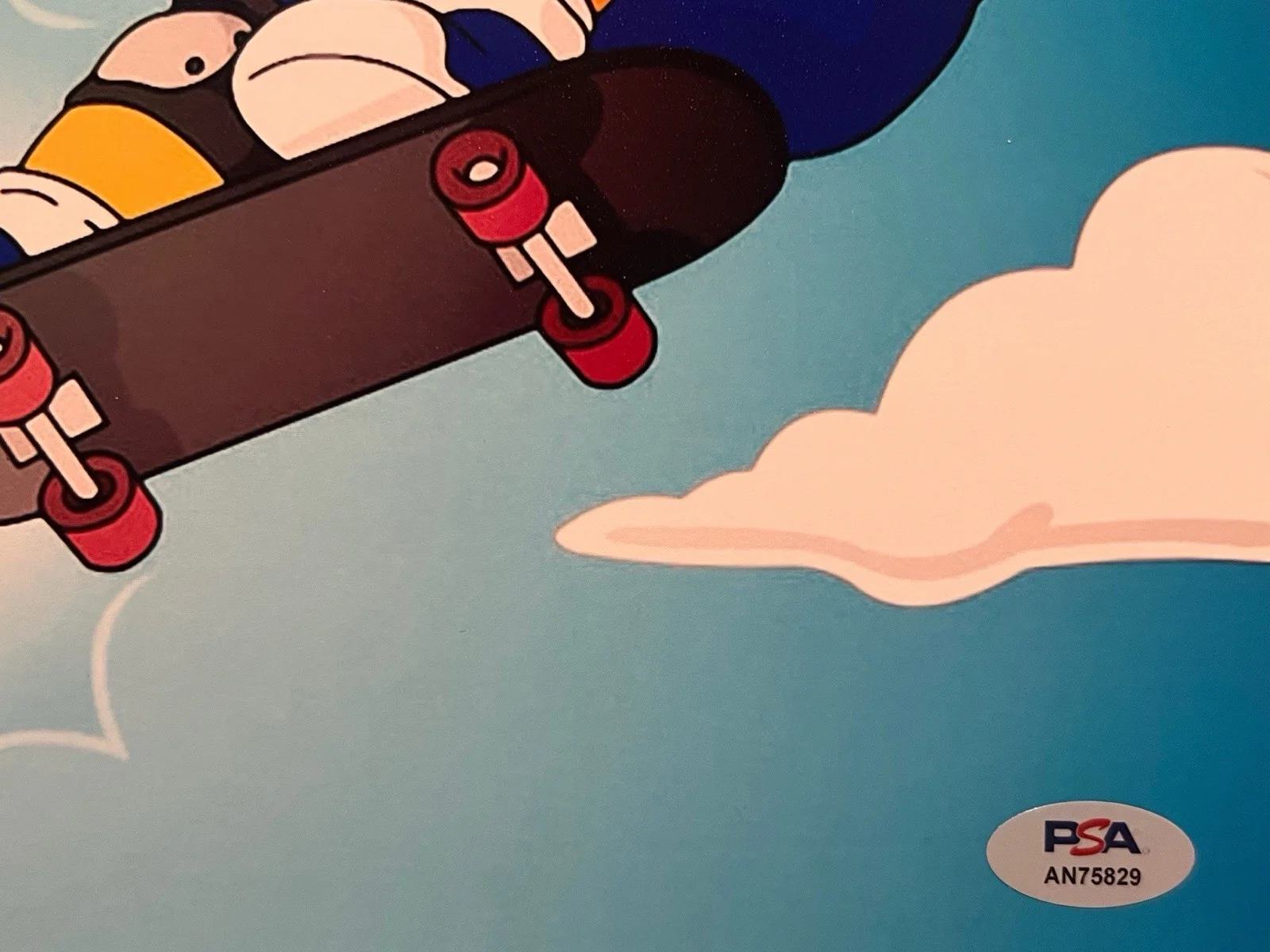 Tony Hawk — Tony Hawk Signed 11x14 Photo *The Simpsons PSA COA, image 3