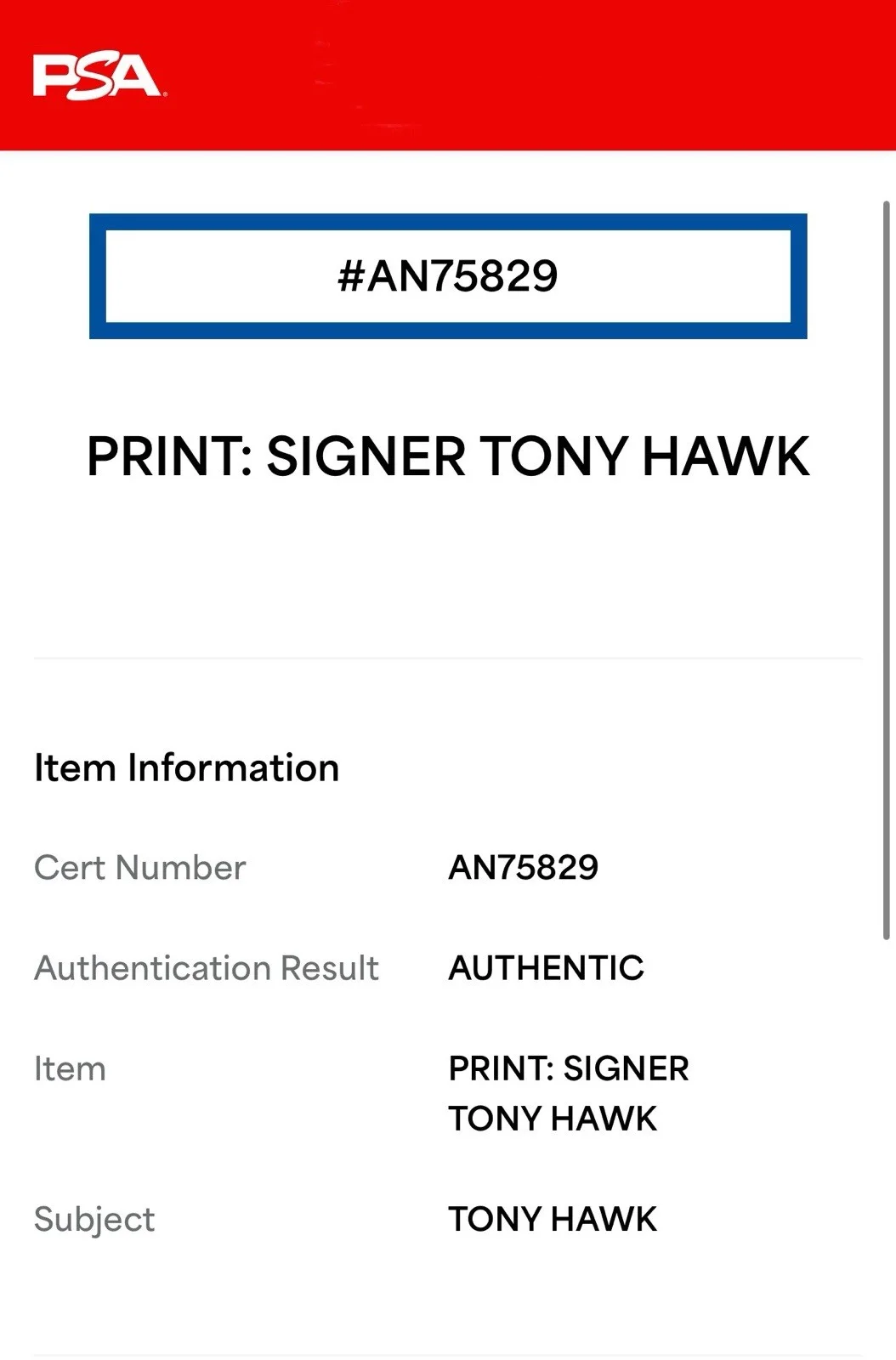 Tony Hawk — Tony Hawk Signed 11x14 Photo *The Simpsons PSA COA, image 4