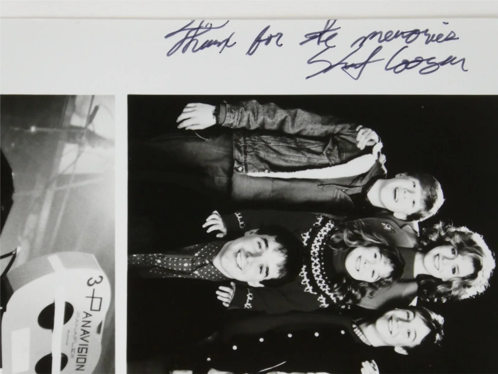 Keith Coogan — Keith Coogan Anthony Rapp Signed B&W 8x10 Promo Photo Adventures In Babysitting, image 2