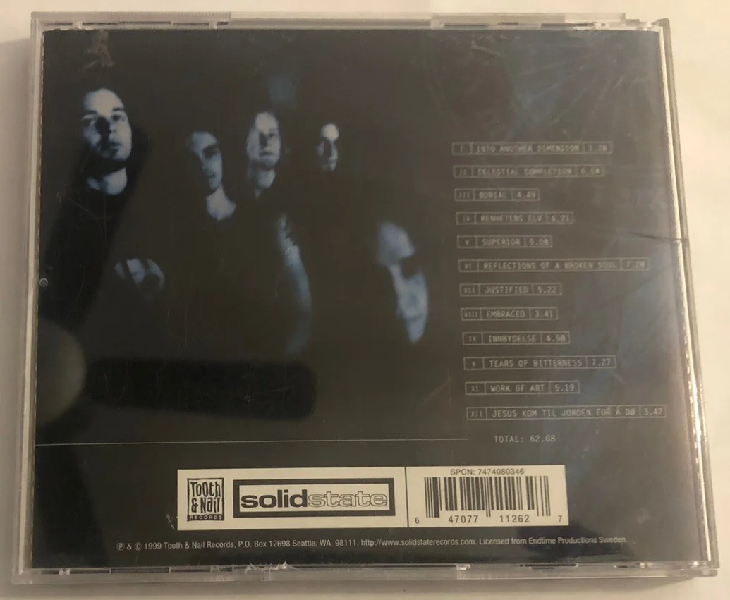 Extol Burial Signed Autographed CD 1999 Solid State Records Good Rare!, image 3