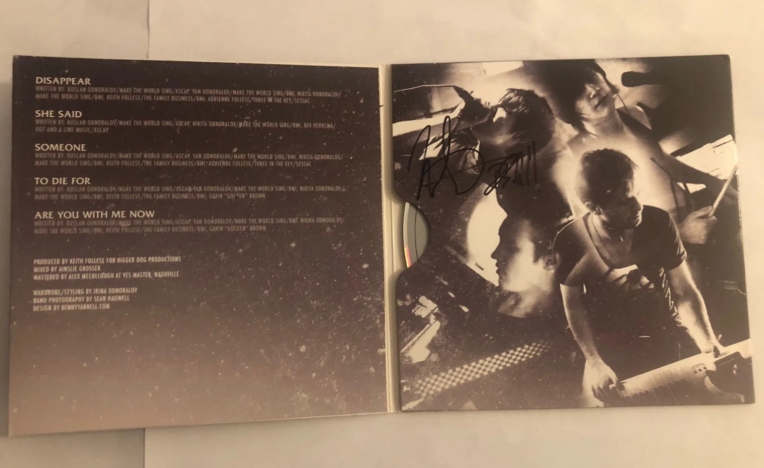 Everfound Dawn In Our Eyes Signed Autographed CD & Promo Flyer Independent Good, image 3