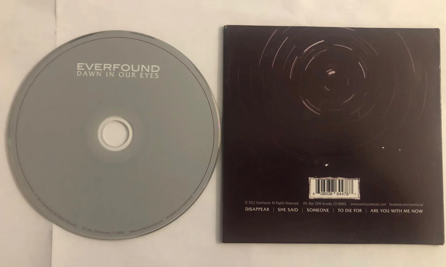 Everfound Dawn In Our Eyes Signed Autographed CD & Promo Flyer Independent Good, image 4
