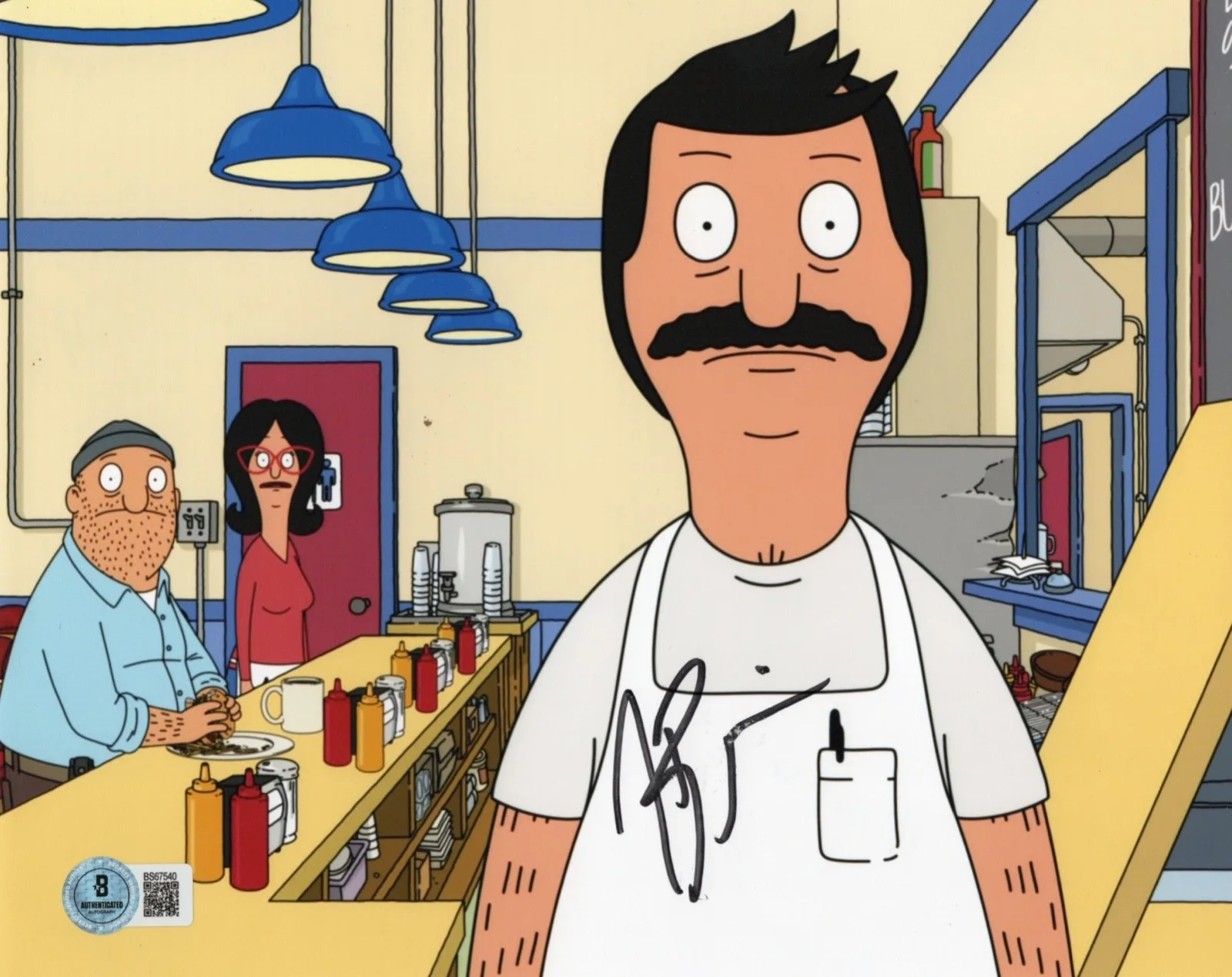 H. Jon Benjamin — H. Jon Benjamin Autographed Signed BOBS BURGERS 8x10 Photo Beckett BAS COA