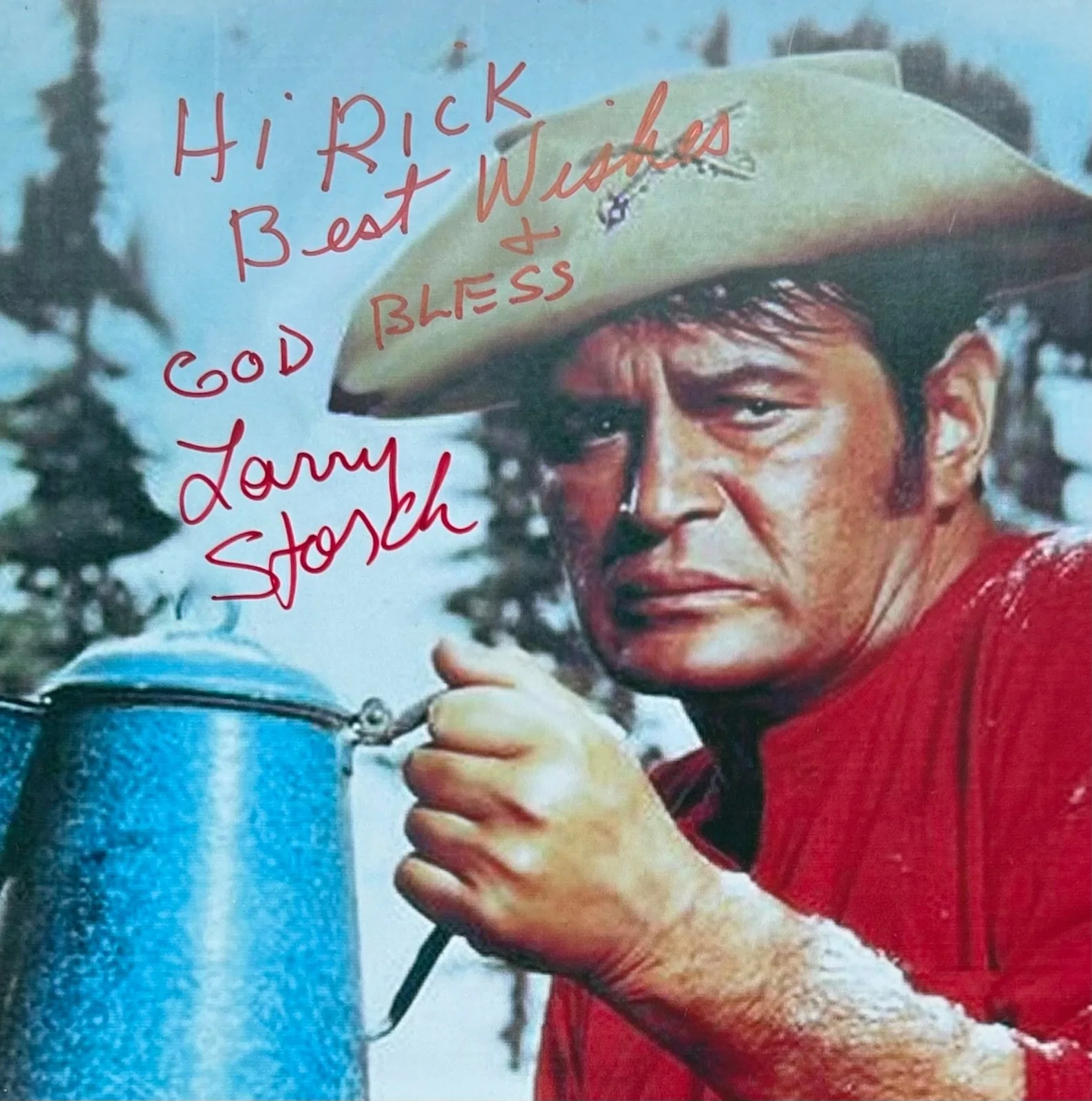 LARRY STORCH—SIGNED F TROOP PHOTO—TENNESSEE TUXEDO•PINK PANTHER•ARISTOCRATS•SOB, изображение 2
