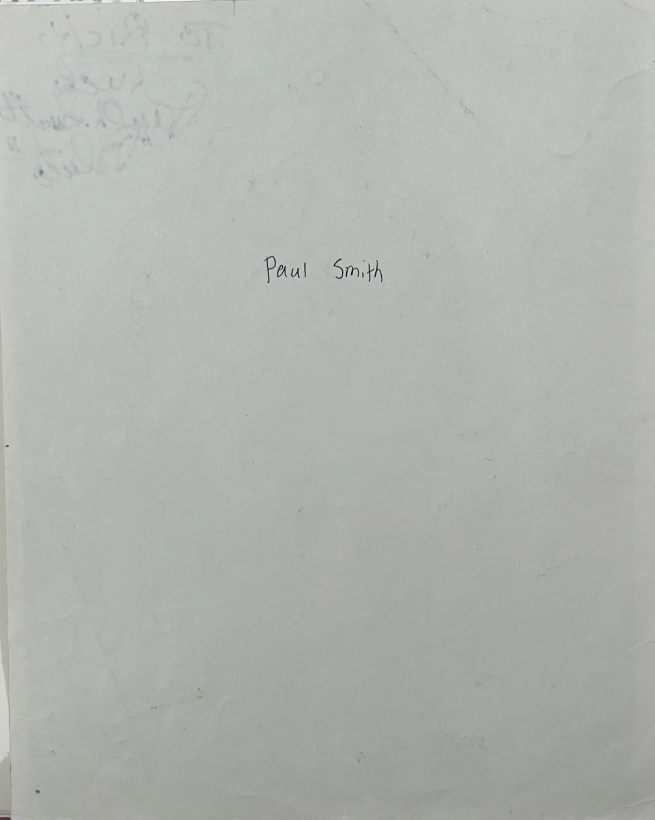 PAUL L SMITH—SIGNED PHOTO—POPEYE’s Bluto•David Lynch DUNE•Midnight Express, image 2