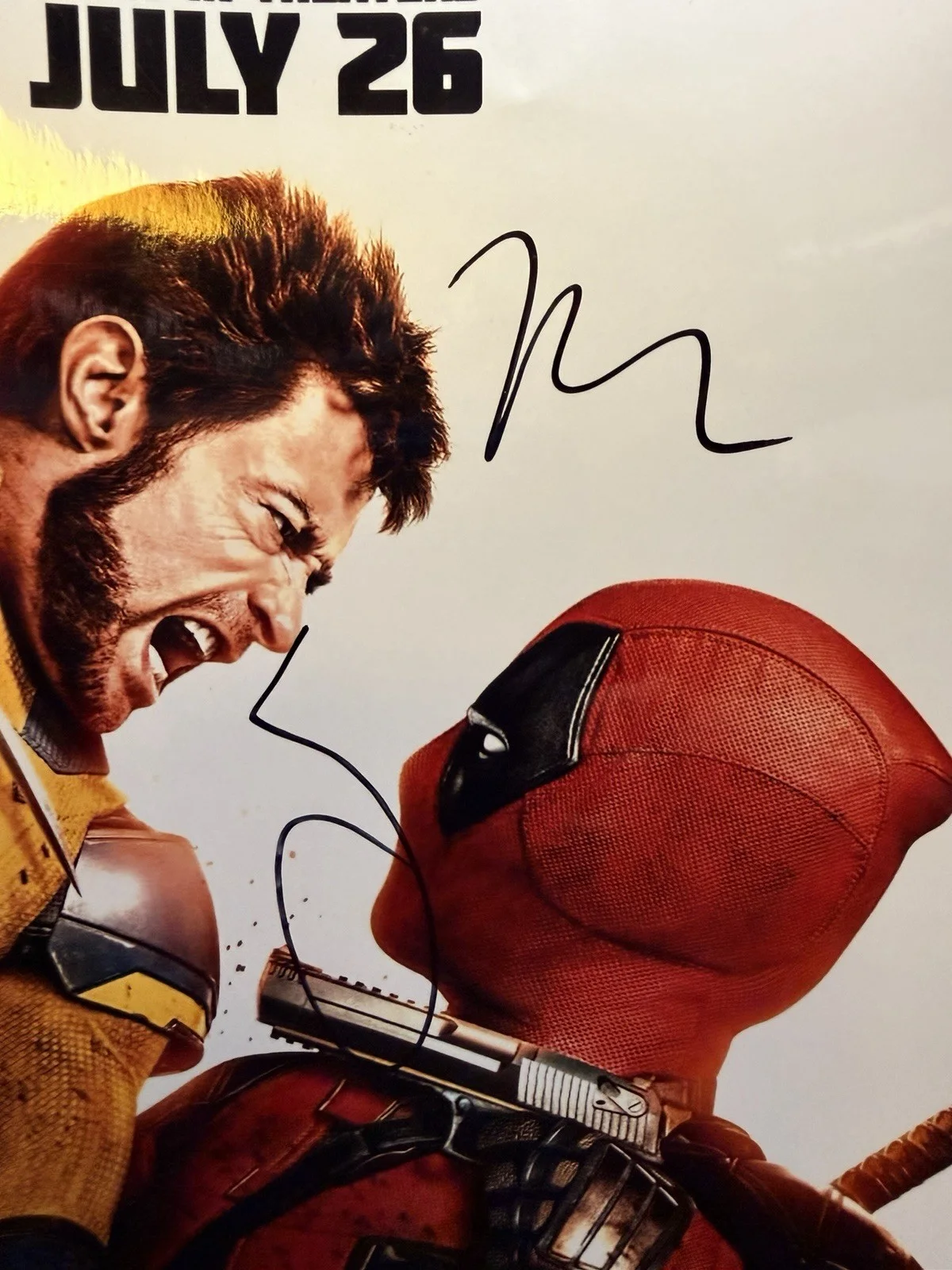 Ryan Reynolds, Hugh Jackman — Ryan Reynolds Hugh Jackman Signed Auto 11x14 Photo Deadpool & Wolverine Beckett, изображение 2