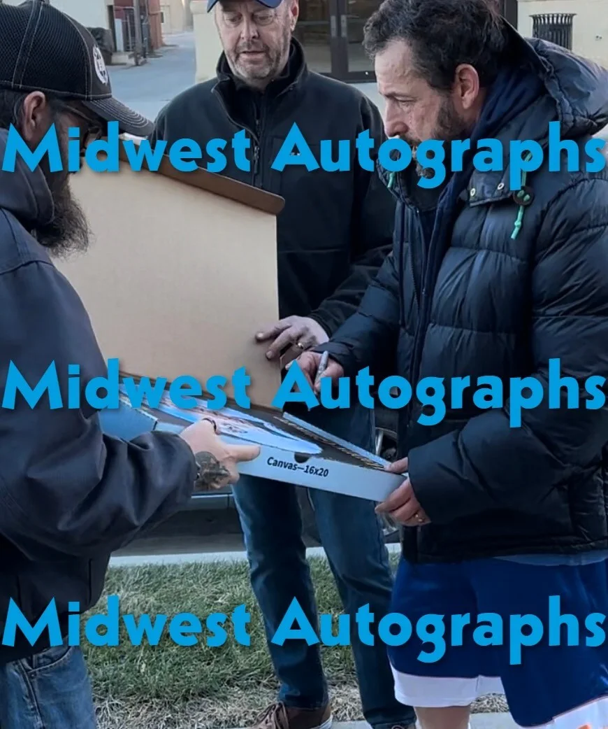 Adam Sandler — Adam Sandler sign-auto 8x10 photo Movies Actor Uncut Gems RARE COA PROOF LOOK!, изображение 4