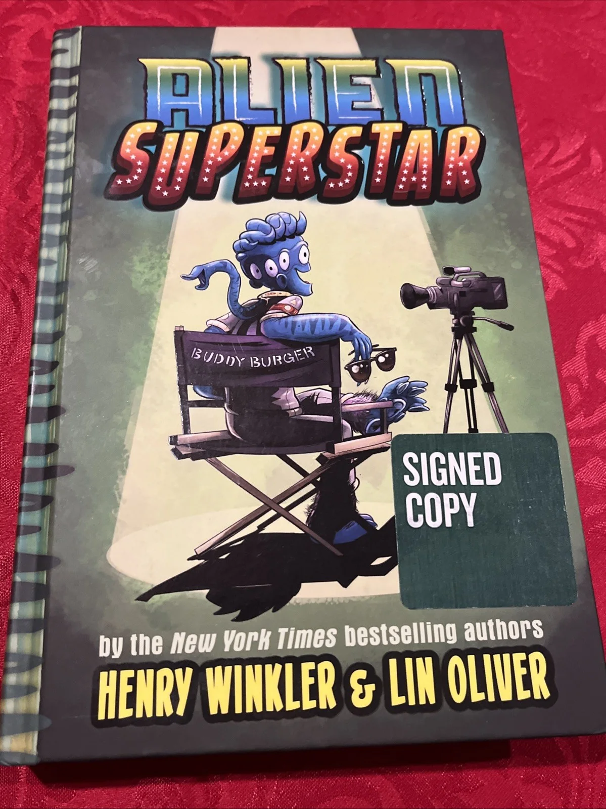 Henry Winkler — Henry Winkler *SIGNED* Alien Superstar Book - The Fonz - TV & Hollywood Icon