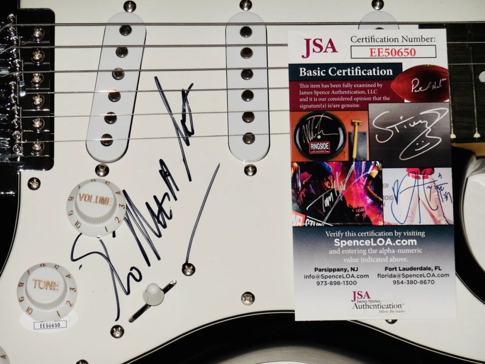 SIR MIX-A-LOT AUTOGRAPHED ELECTRIC GUITAR (BABY GOT BACK) - JSA COA!, изображение 2