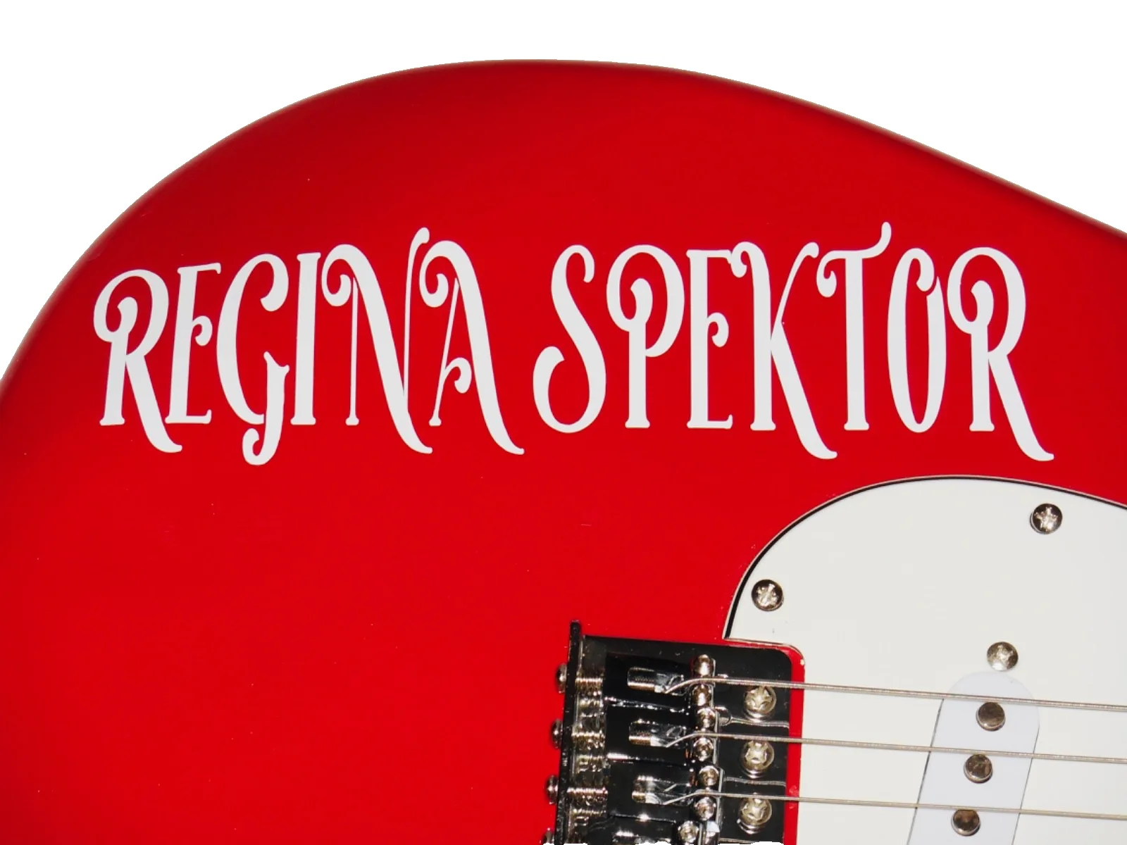 REGINA SPEKTOR AUTOGRAPHED ELECTRIC GUITAR (SINGER / SONGWRITER) - JSA COA!, изображение 3