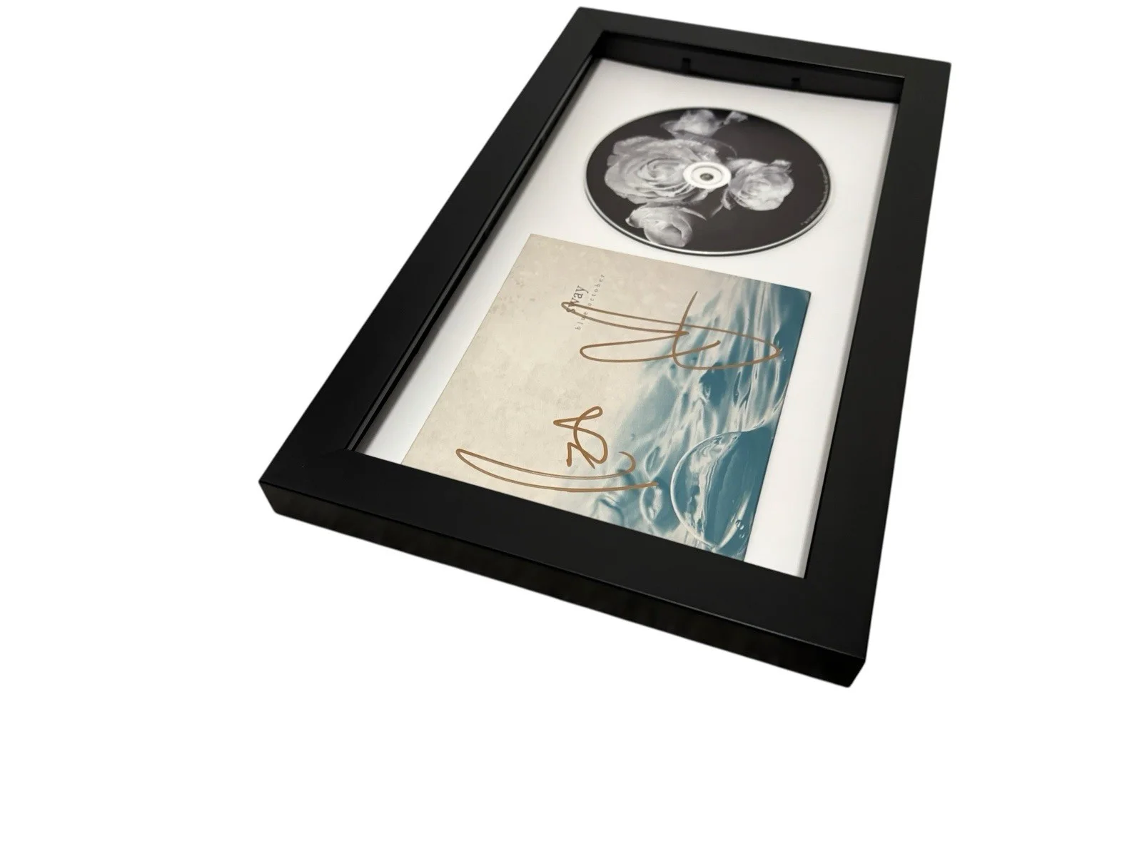 BLUE OCTOBER SIGNED AUTOGRAPH x2 SWAY FRAMED MATTED CD JUSTIN RYAN JSA CERT COA, image 4